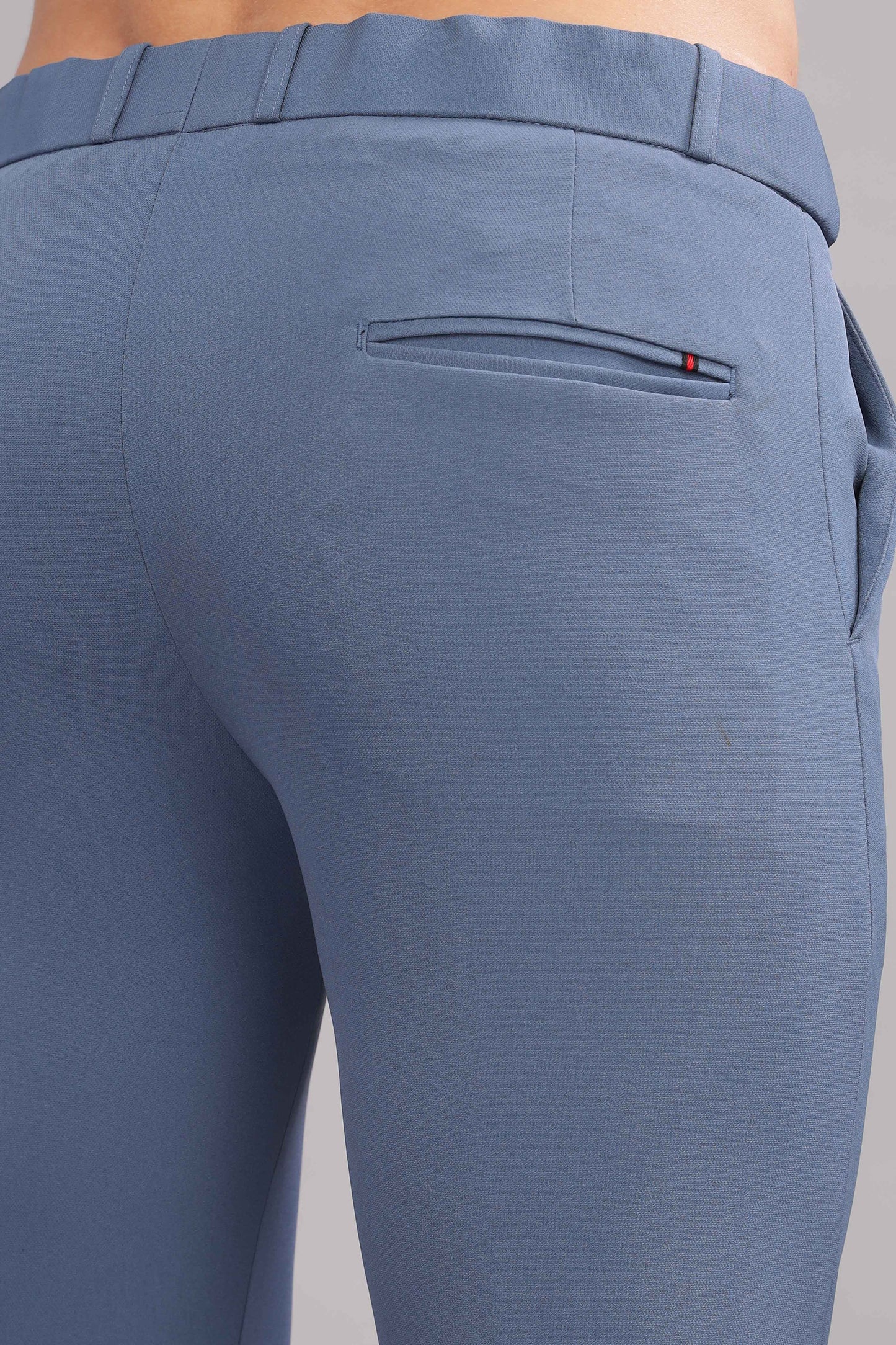 Crystal Blue Flexi Waist Trouser