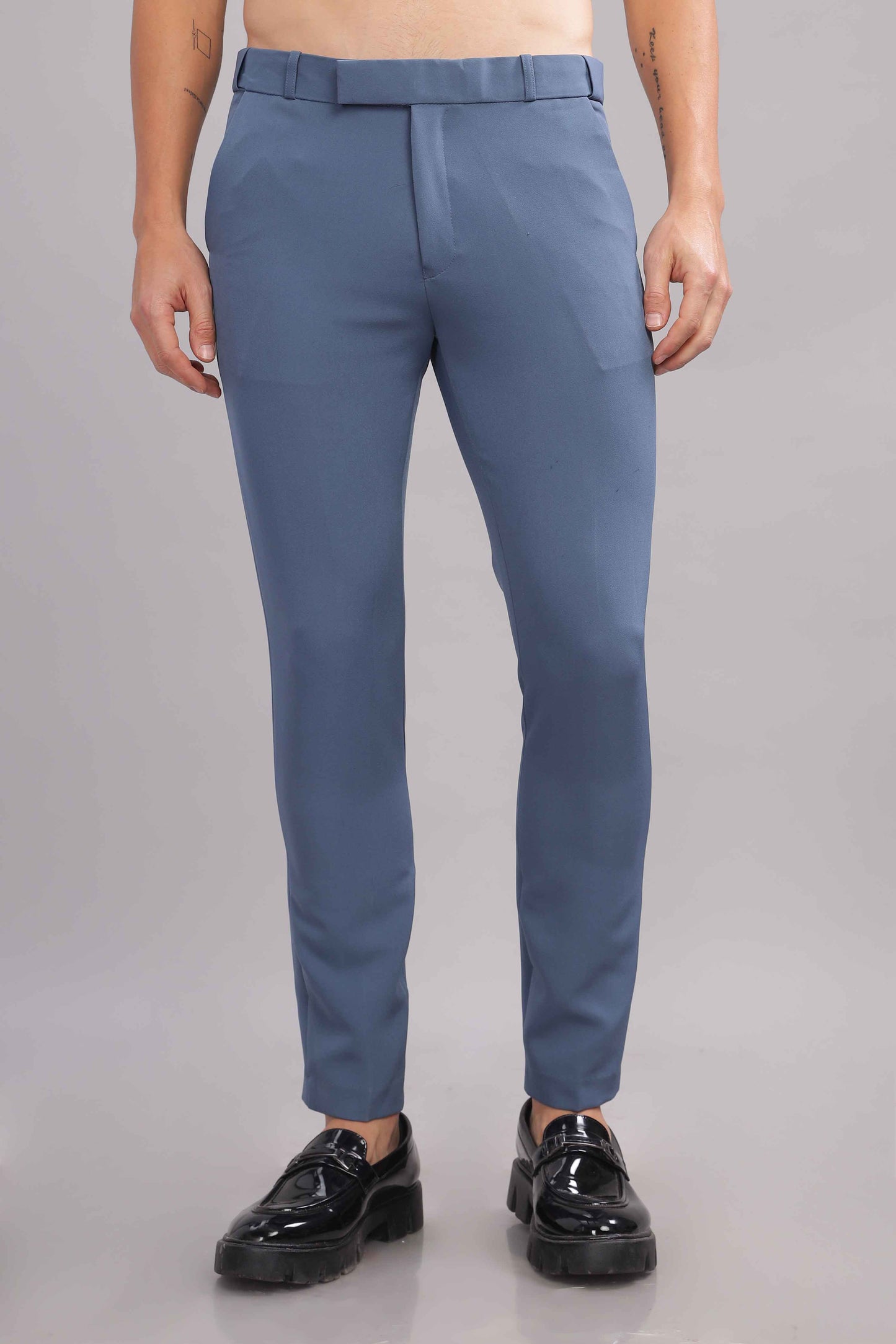 Crystal Blue Flexi Waist Trouser