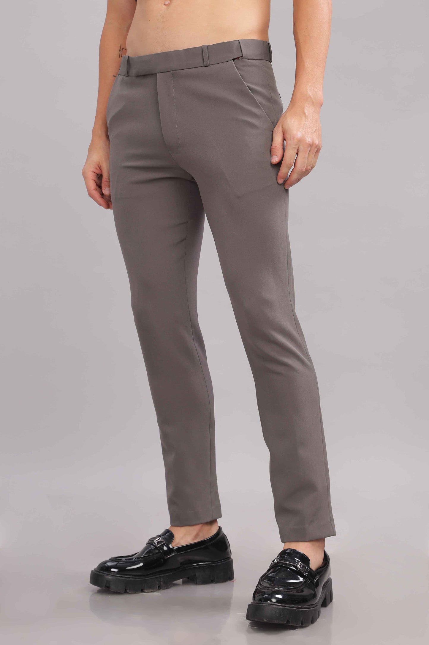Stone Flexi Waist Trouser