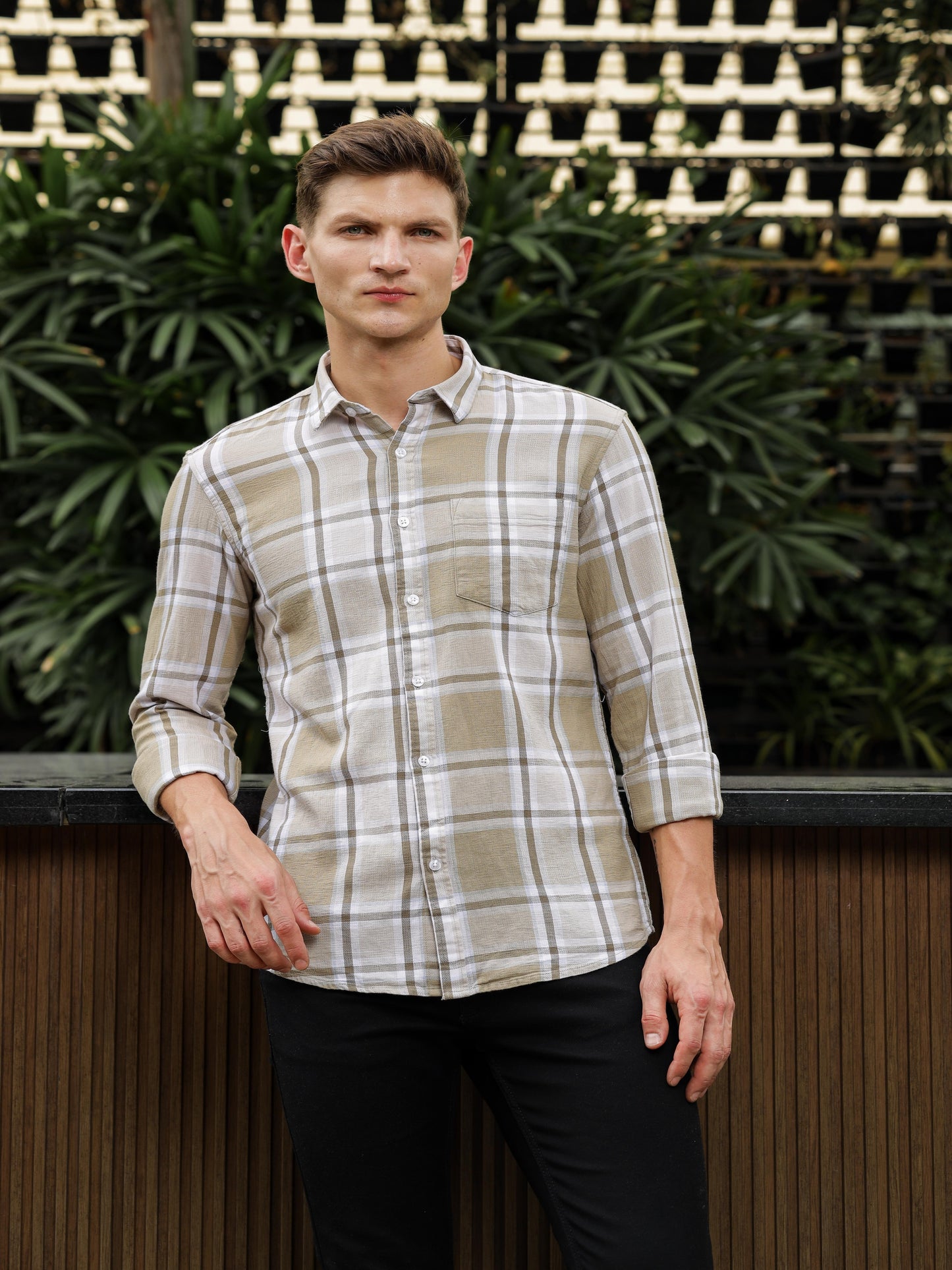 Green Checks Shirt