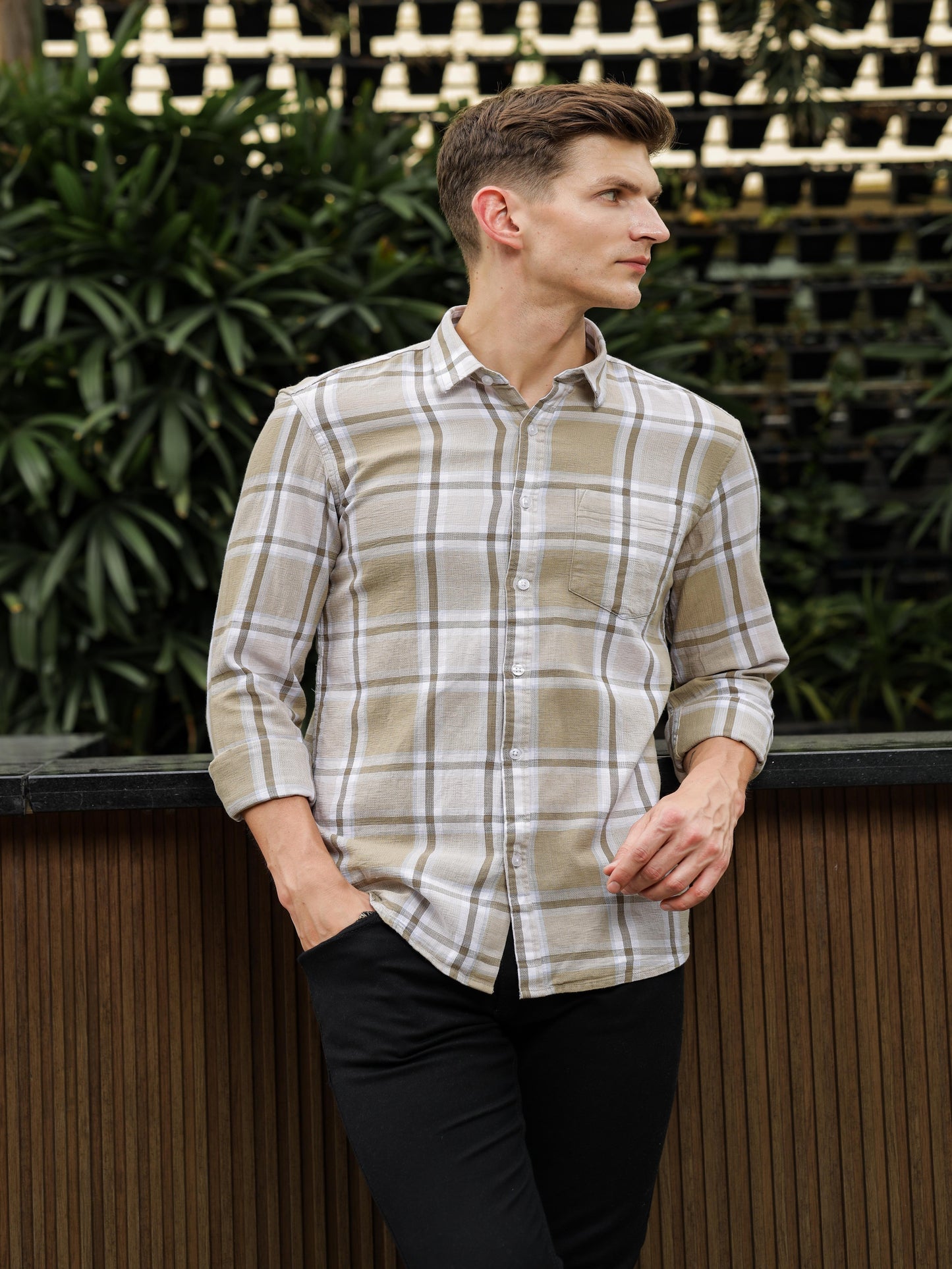 Green Checks Shirt
