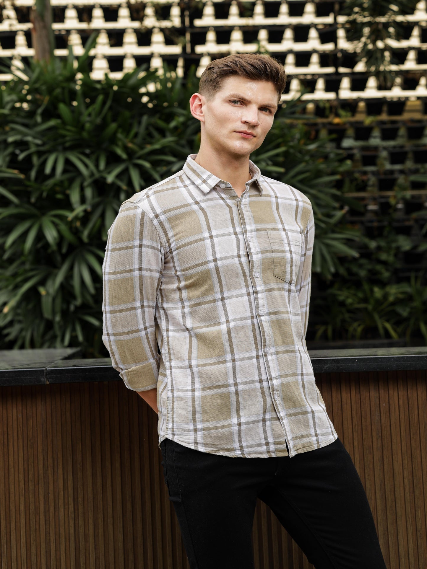 Green Checks Shirt