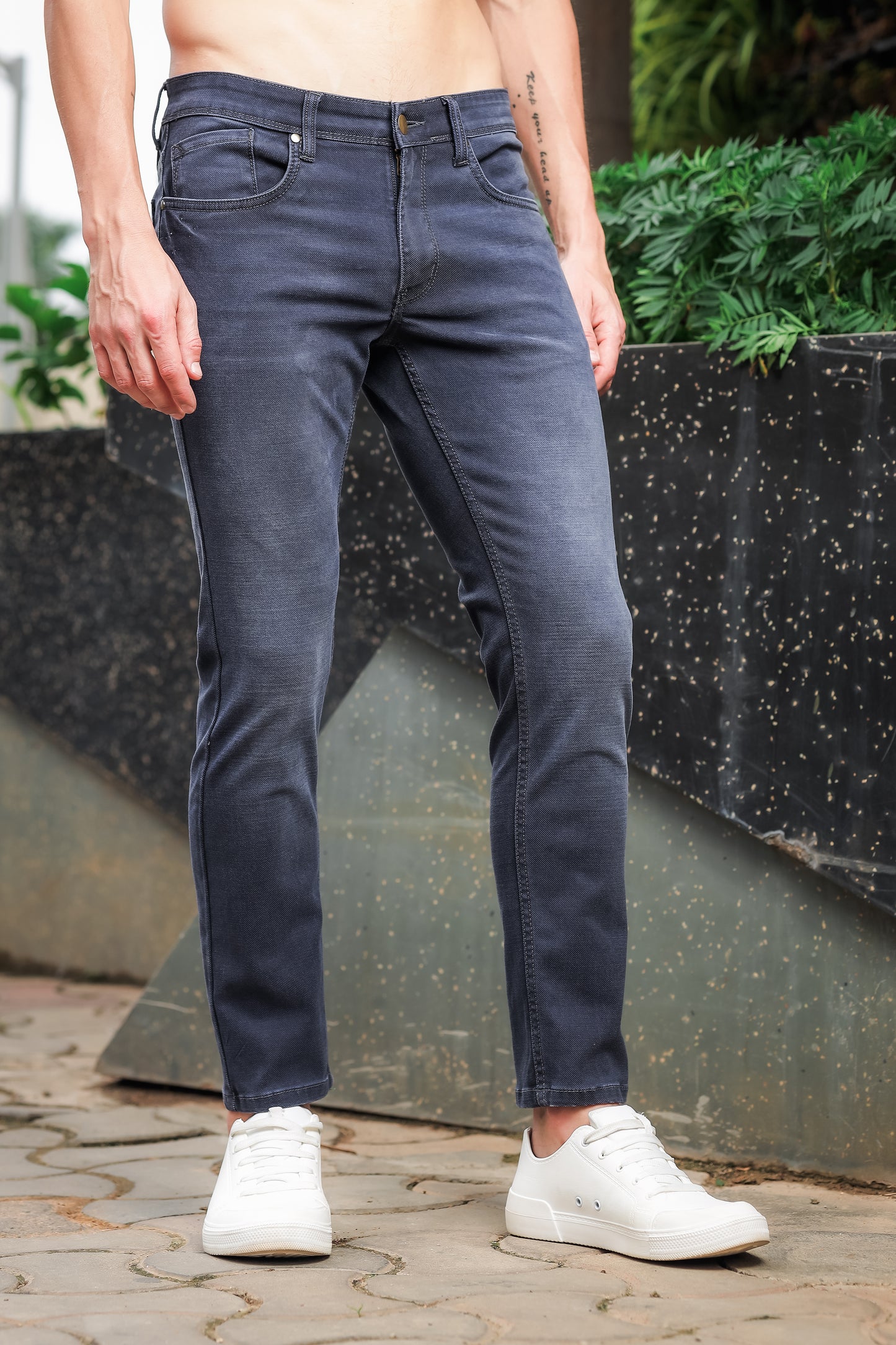 Peached Knitted Denim