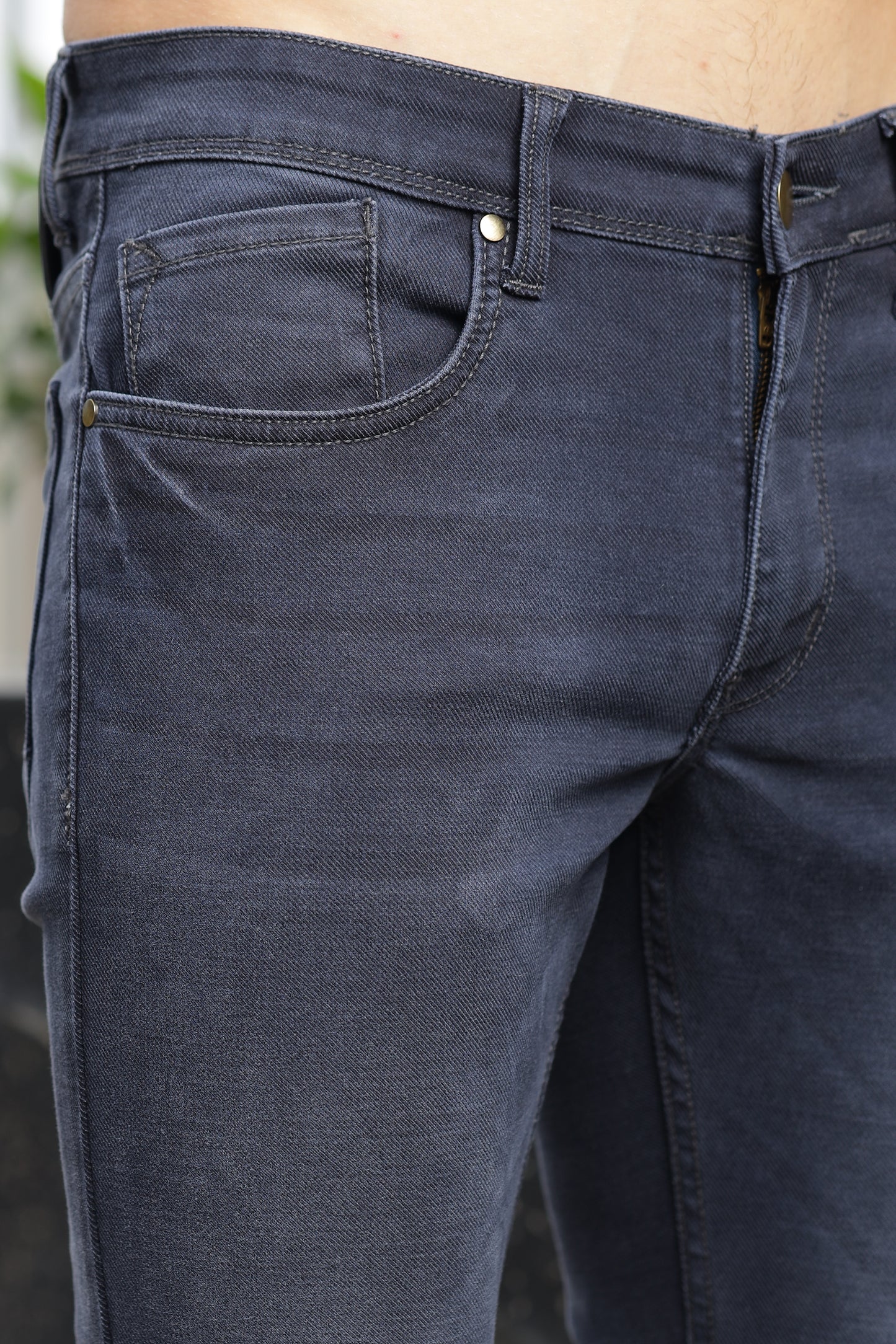 Peached Knitted Denim