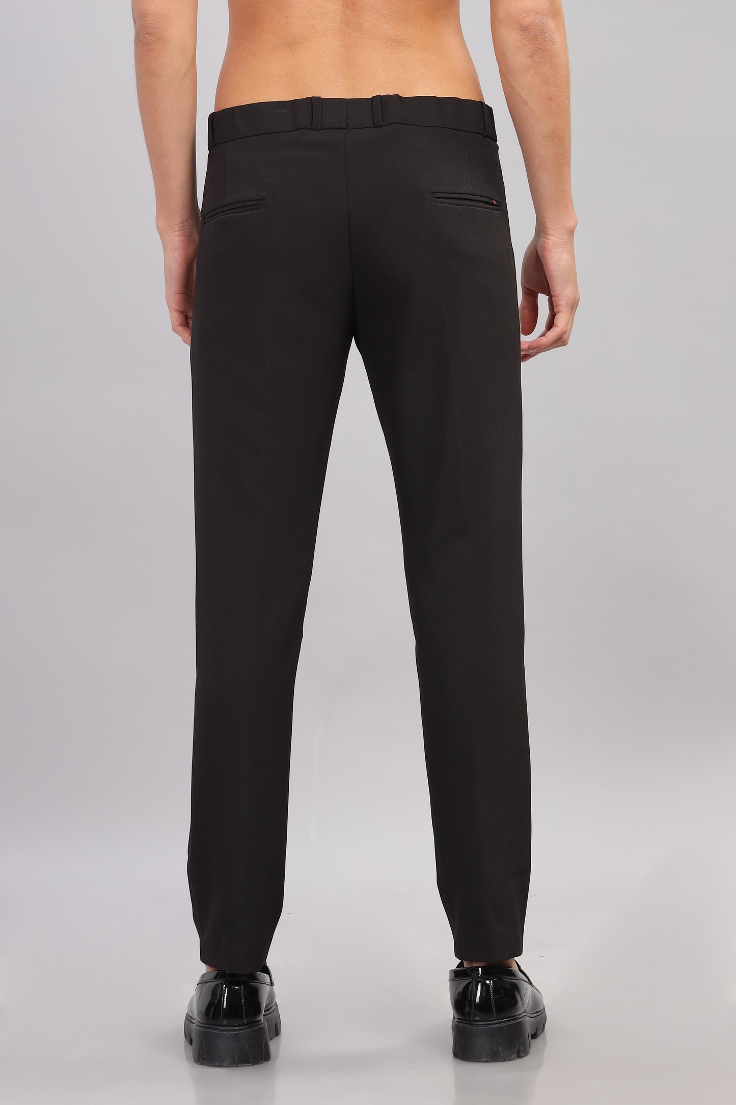 Black Flexi Waist Trouser
