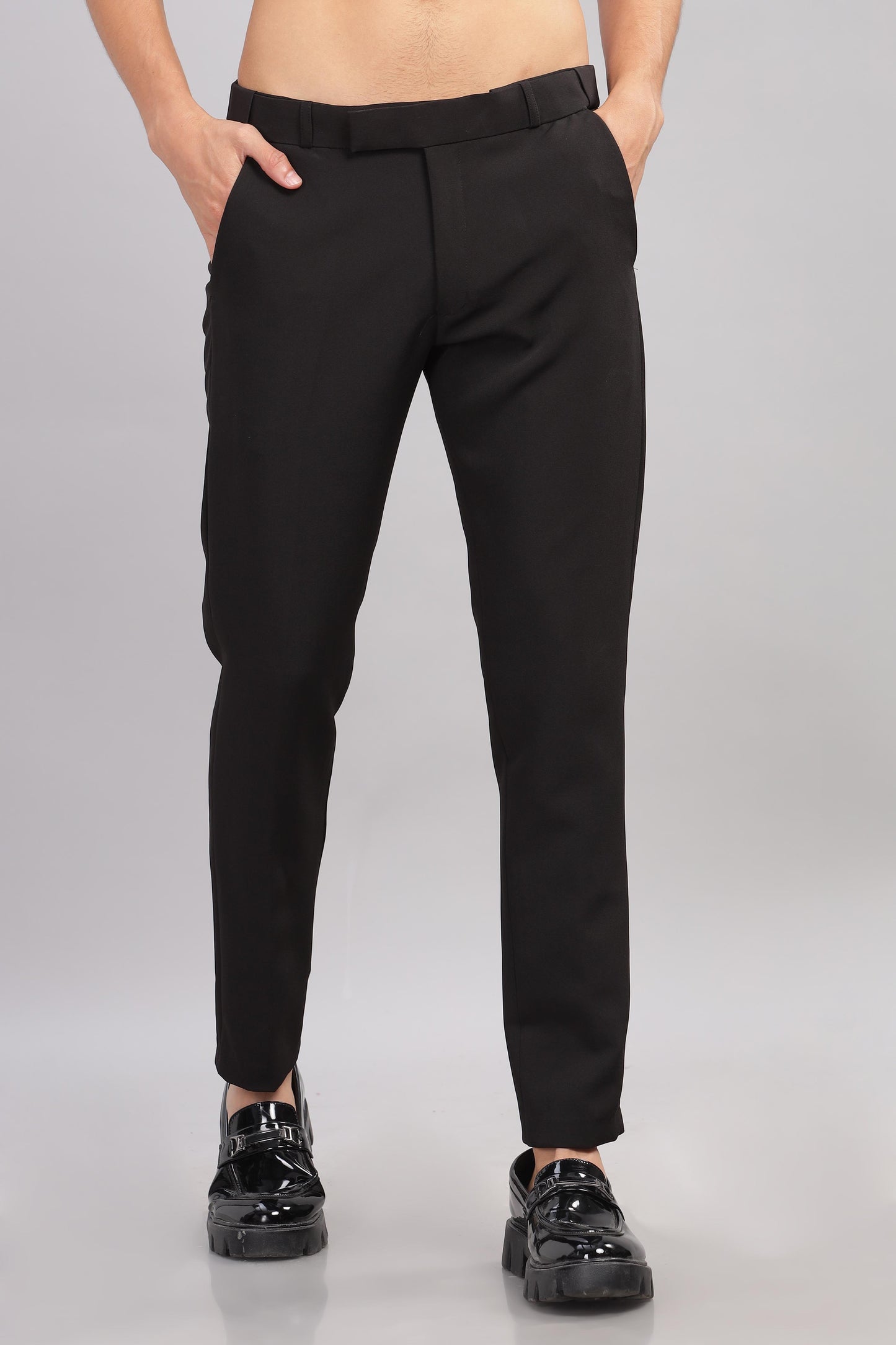 Black Flexi Waist Trouser