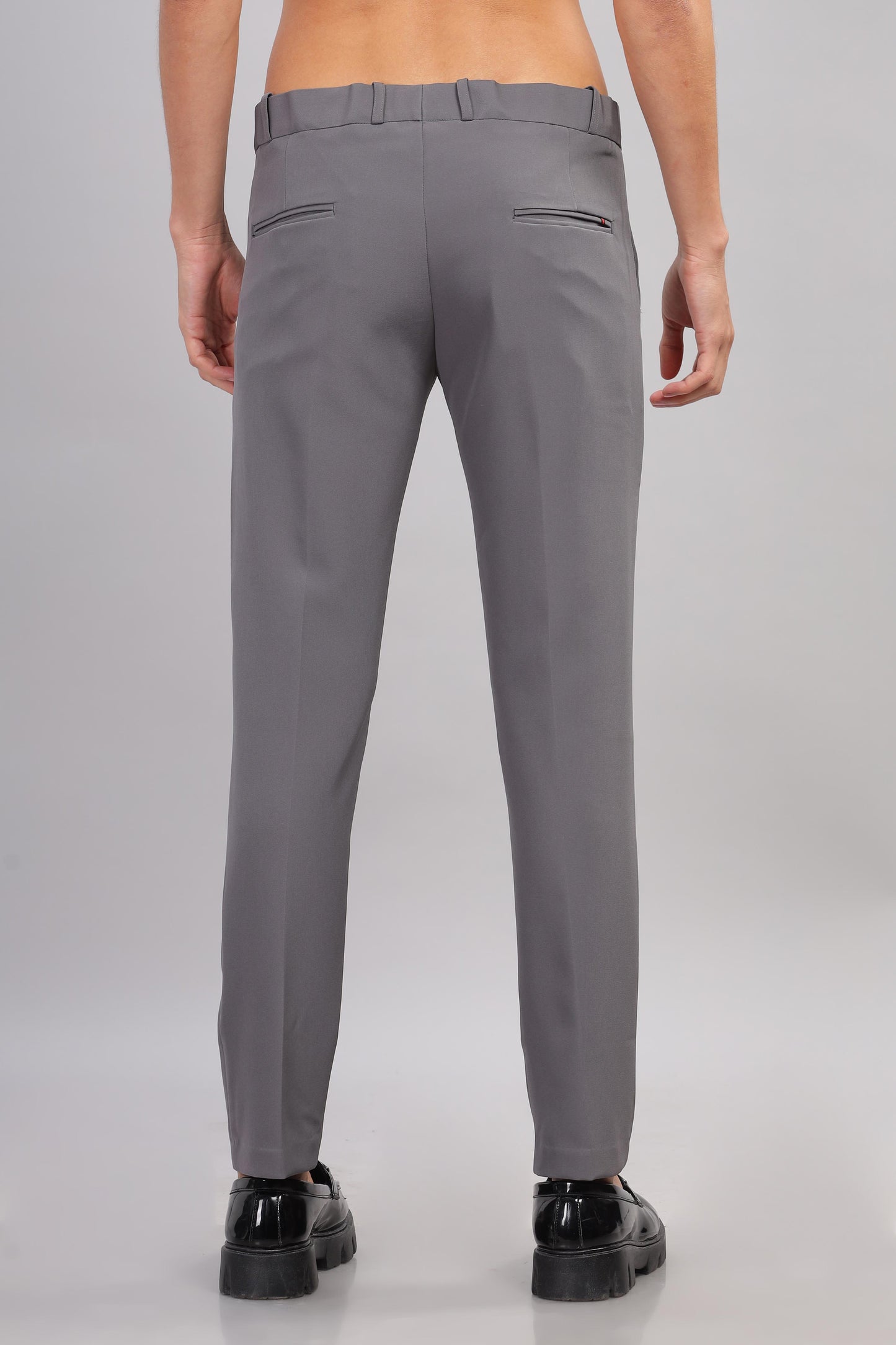 Dark Grey Flexi Waist Trouser