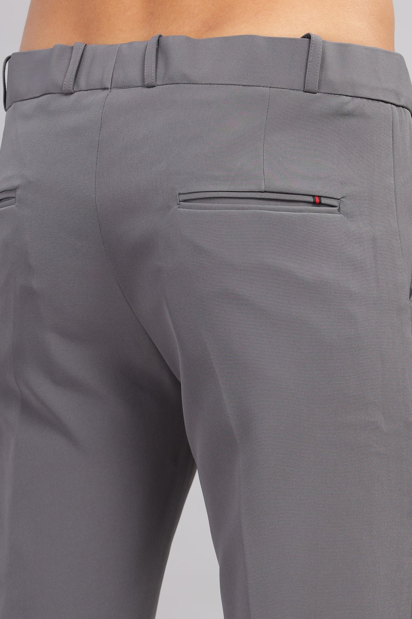 Dark Grey Flexi Waist Trouser