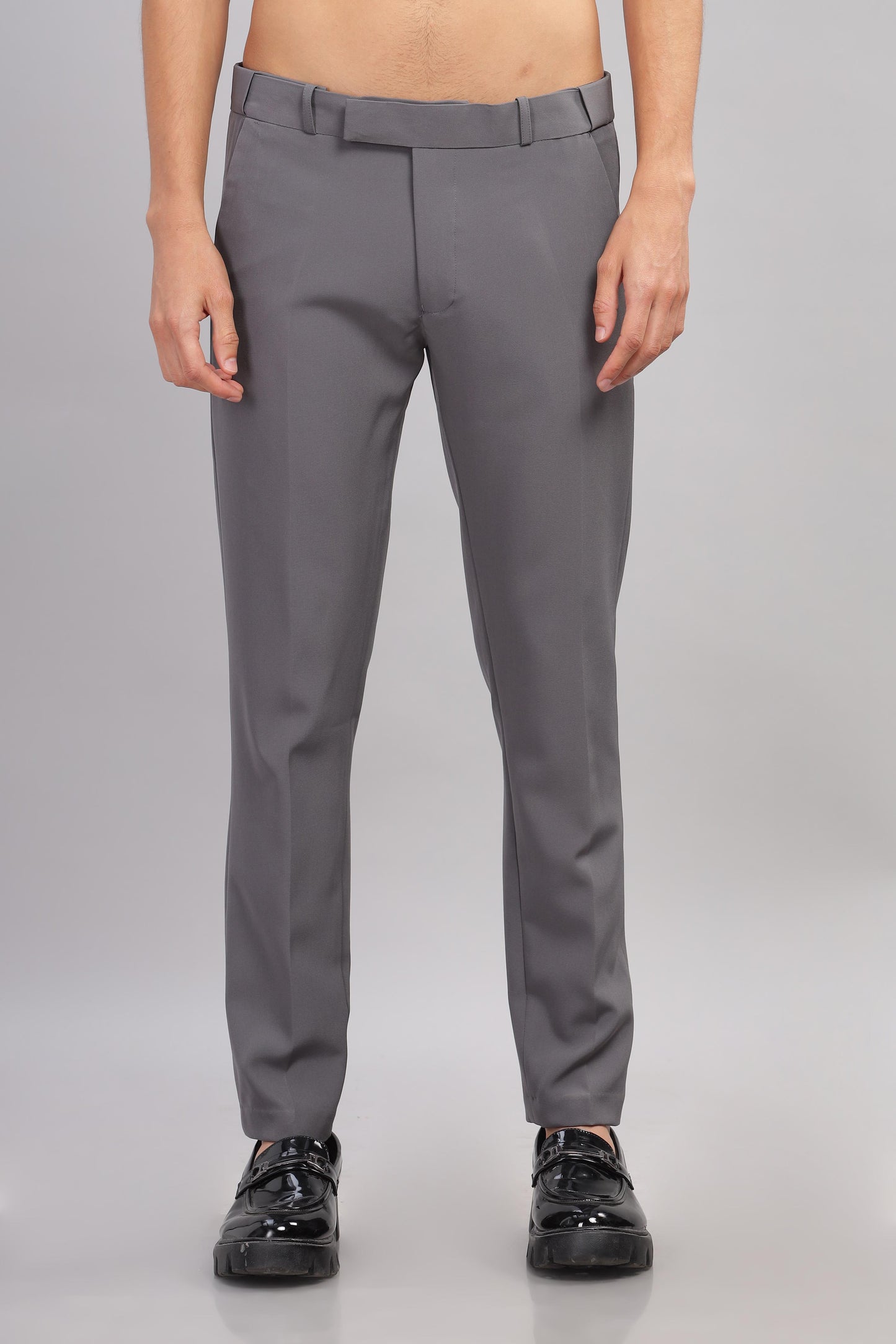 Dark Grey Flexi Waist Trouser