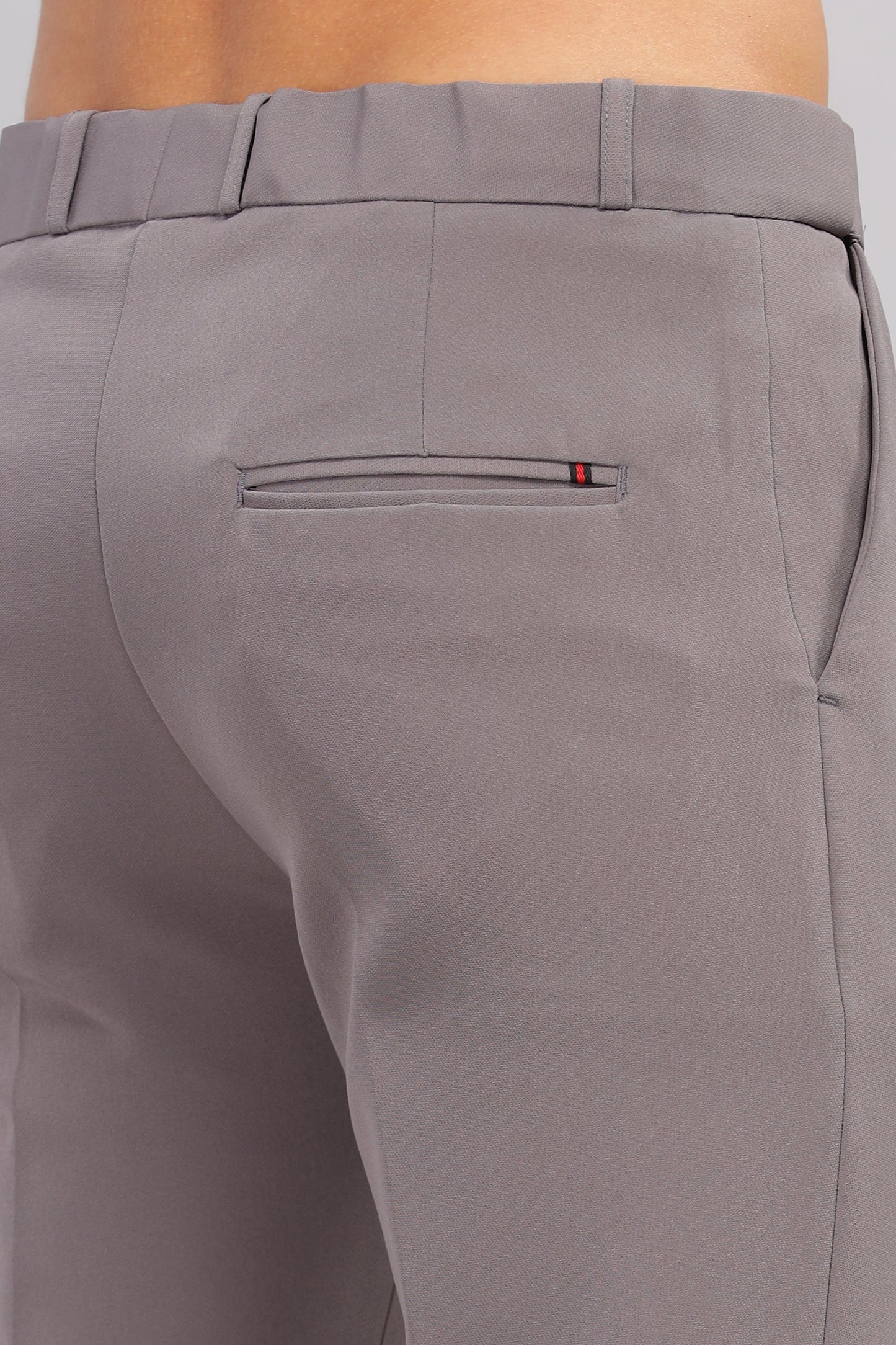 Dusty Grey Flexi Waist Trouser