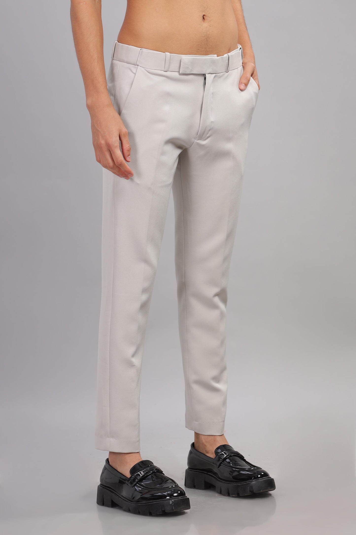 light beige  Flexi Waist Trouser