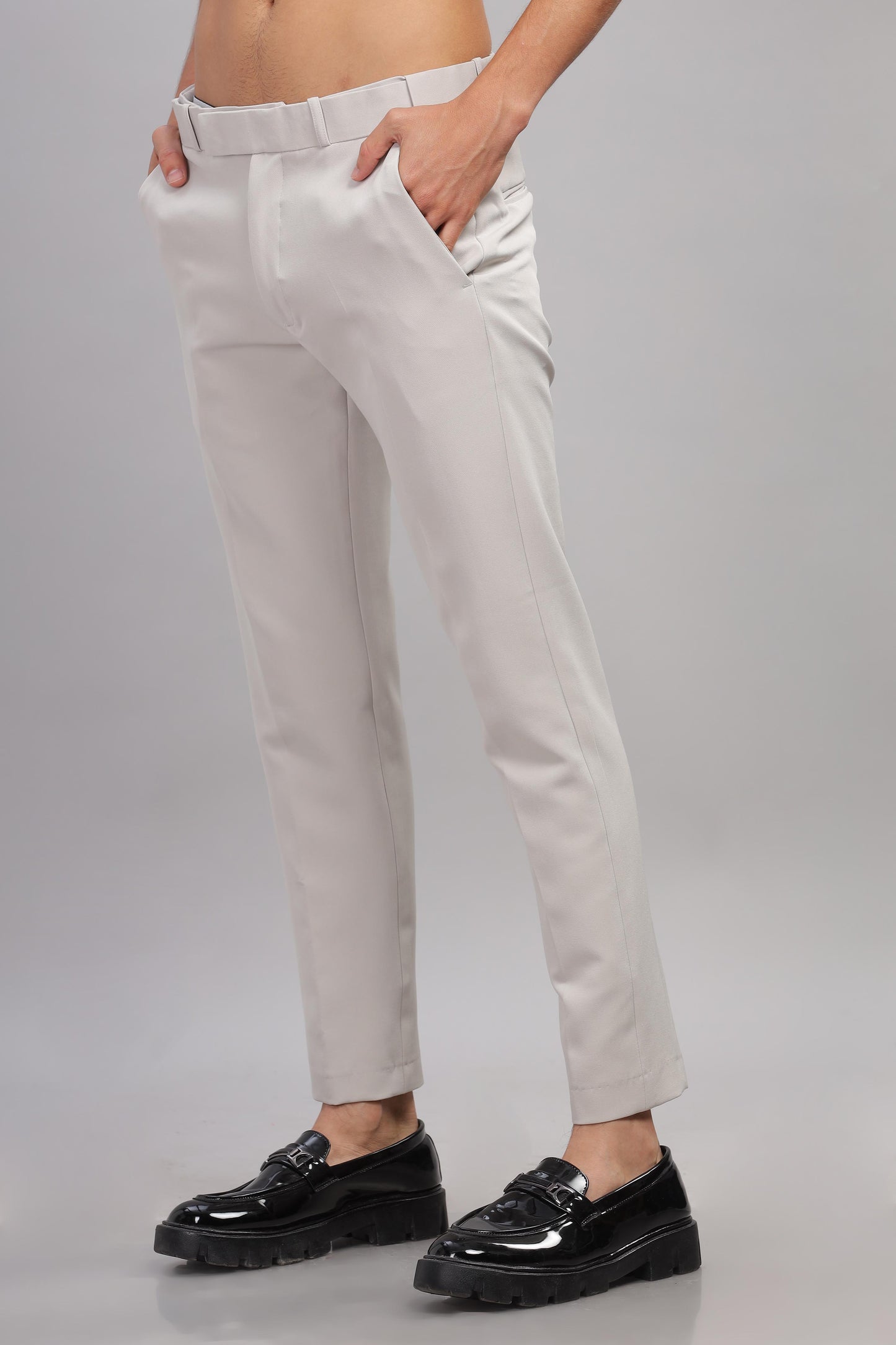 light beige  Flexi Waist Trouser