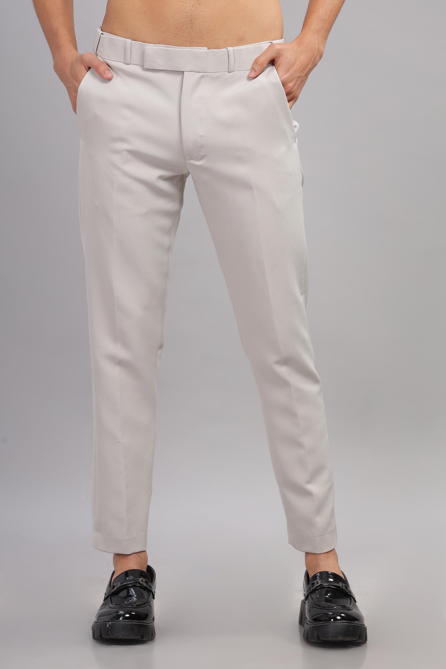 light beige  Flexi Waist Trouser