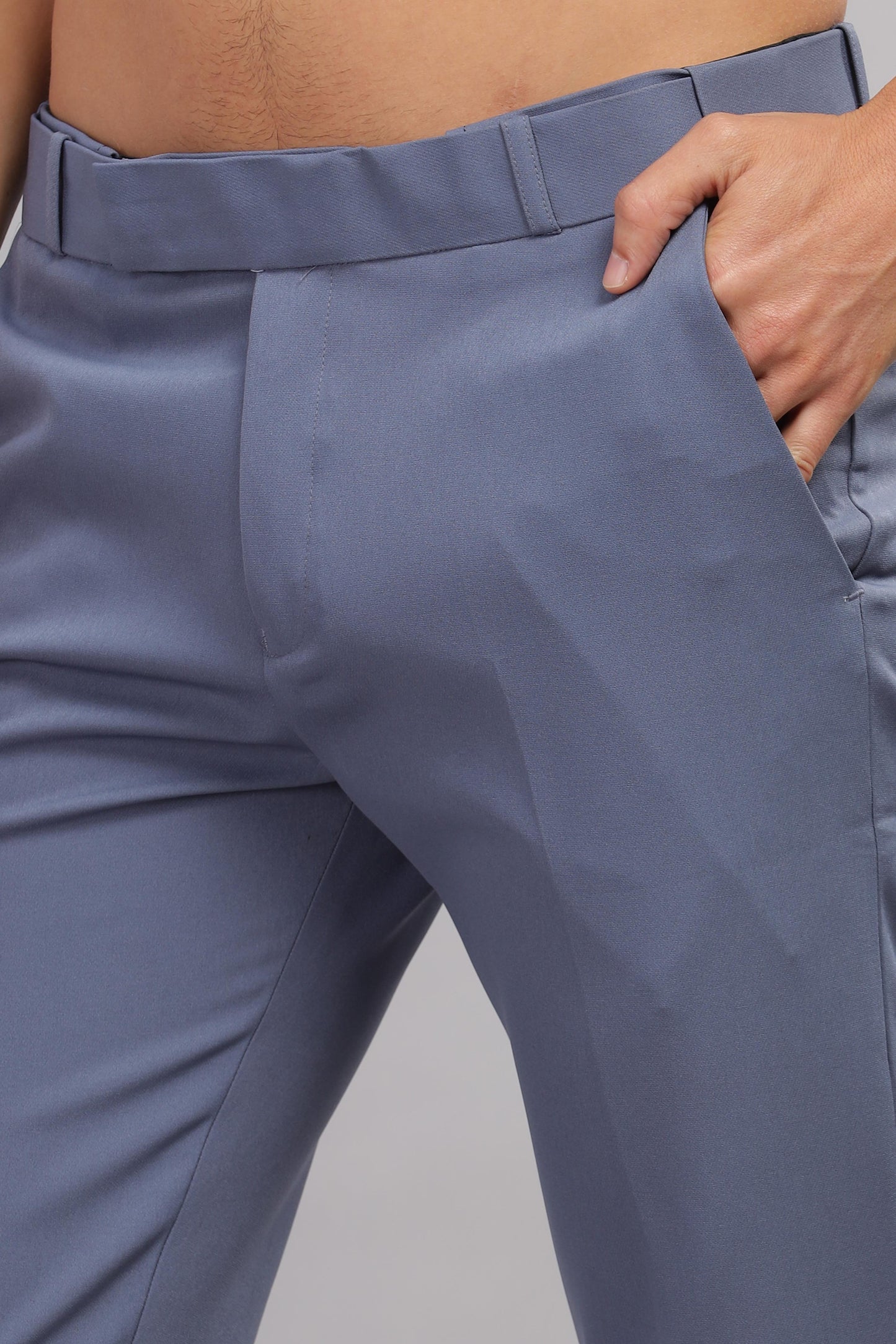 Leisure Blue Flexi Waist Trouser