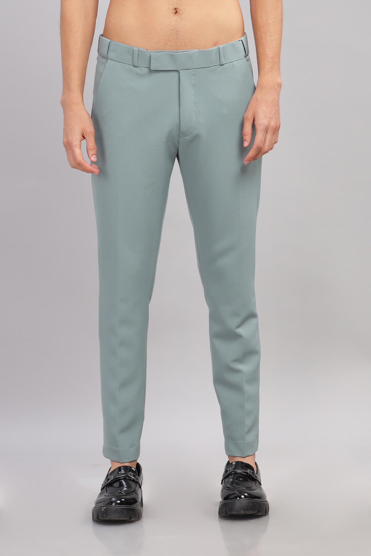 Smoke Flexi Waist Trouser