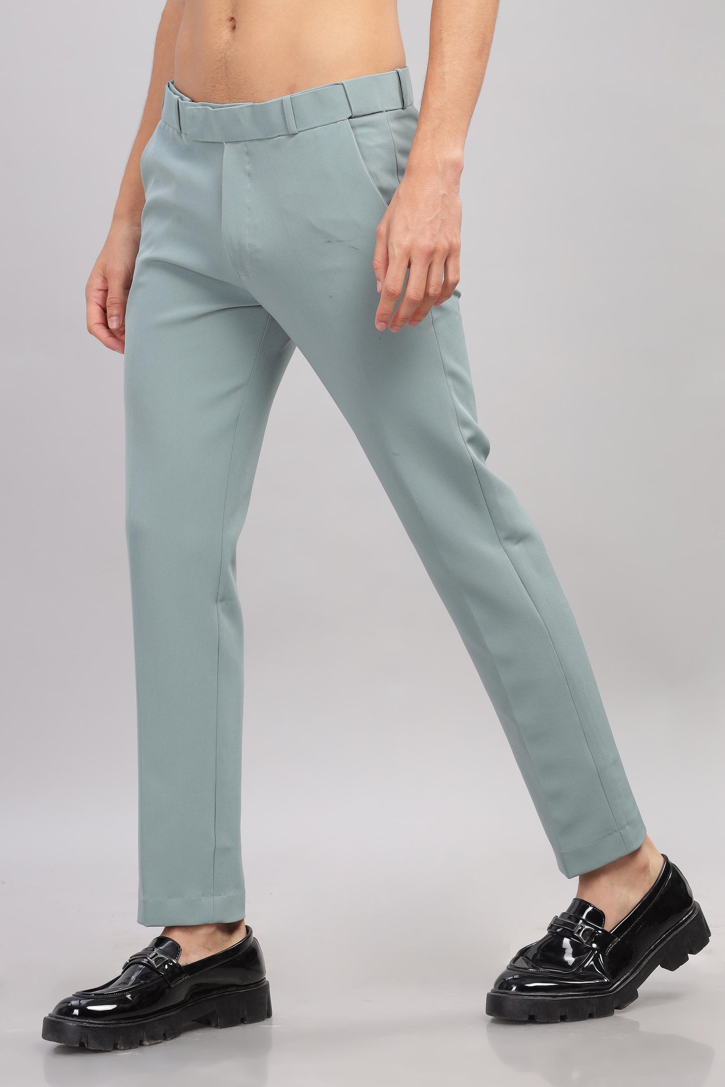 Smoke Flexi Waist Trouser