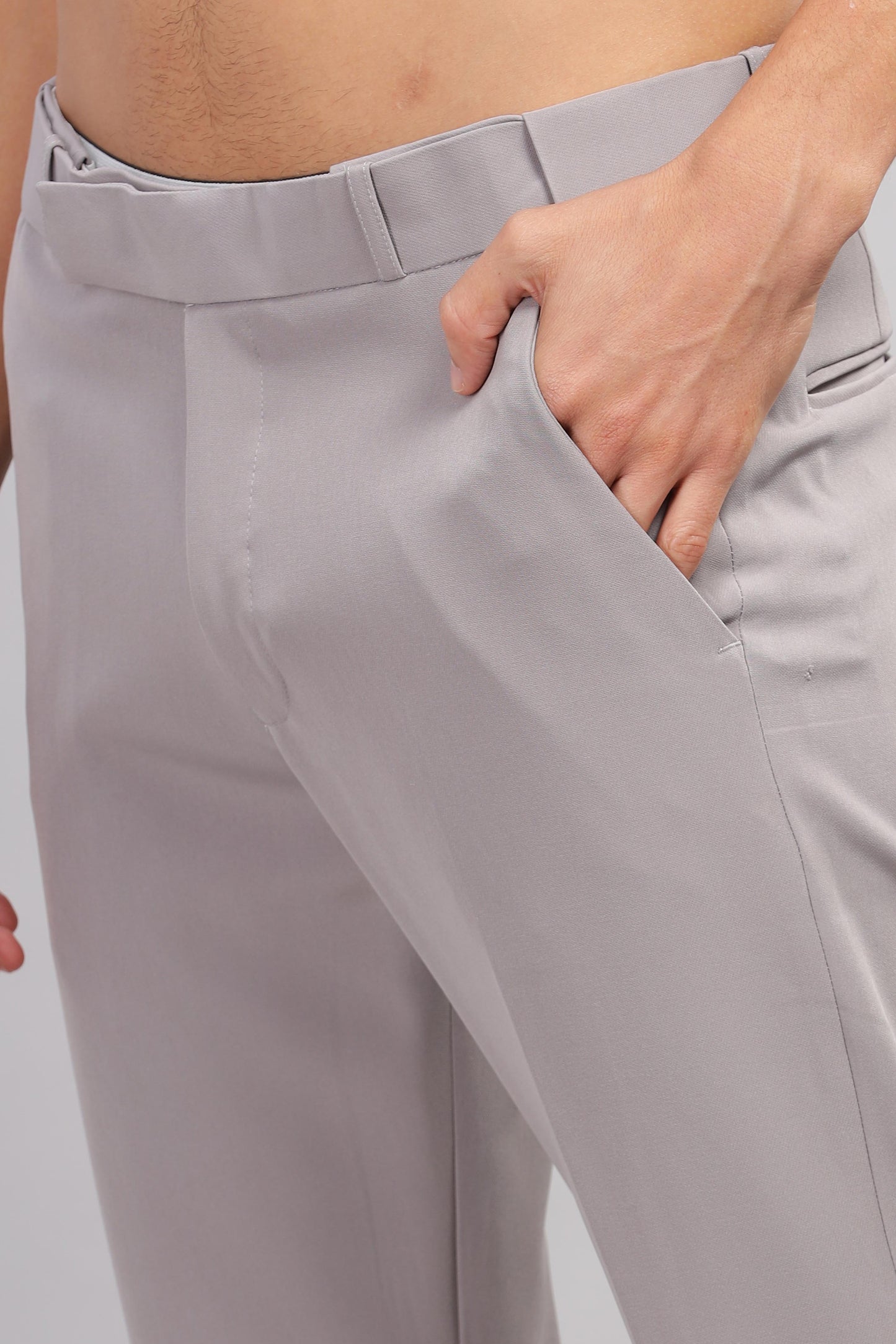 Pearl beige Flexi Waist Trouser