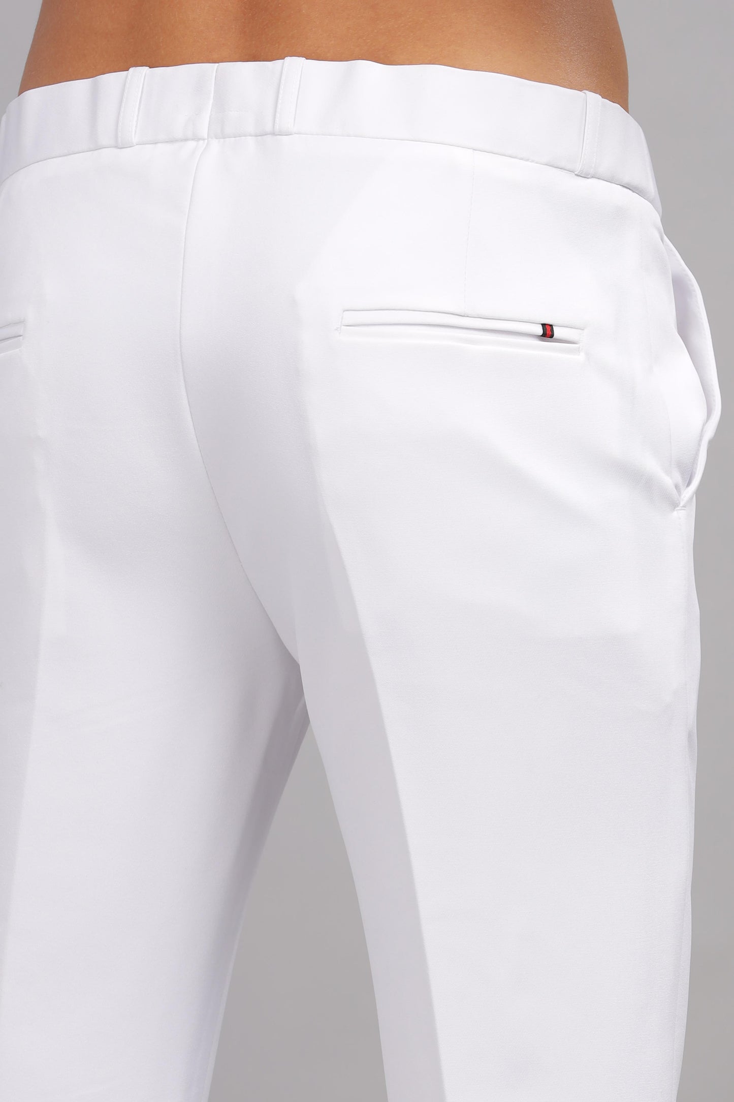Extra White Flexi Waist Trouser