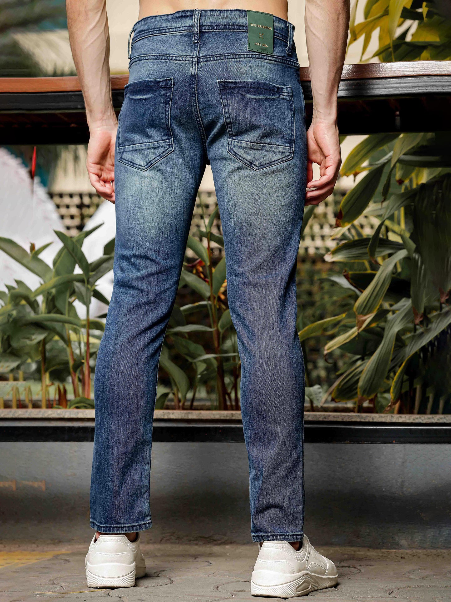 Mid Grey Denim Jeans