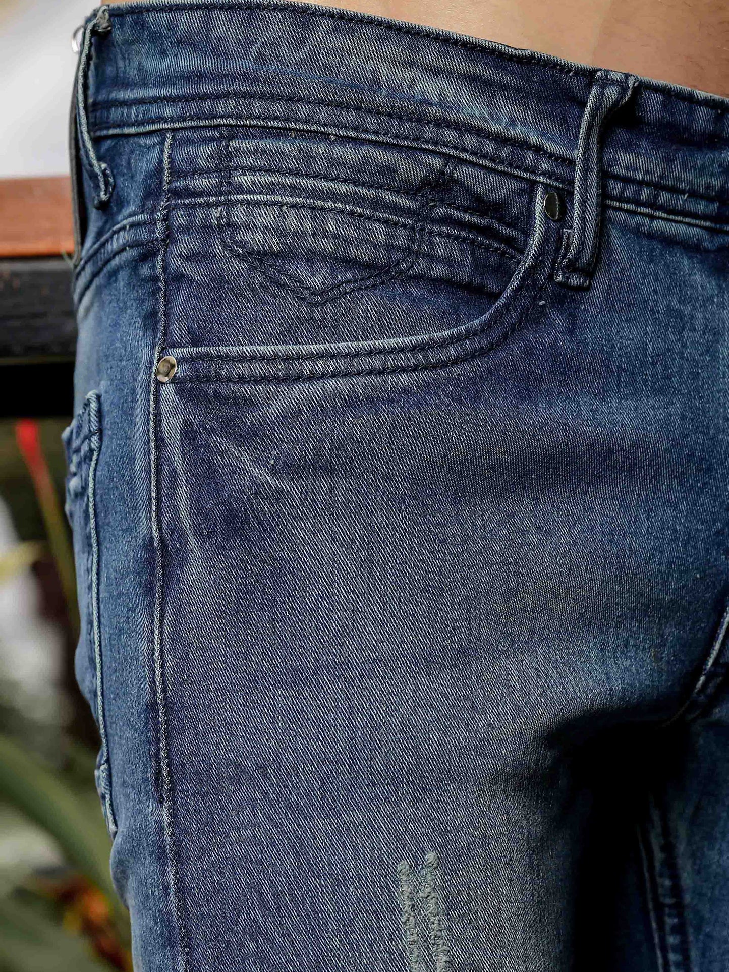 Mid Grey Denim Jeans