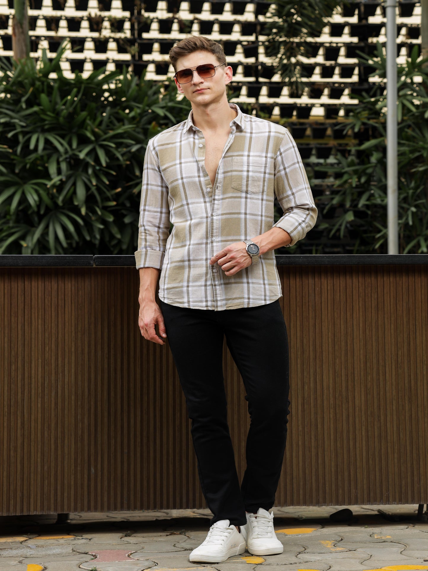 Green Checks Shirt