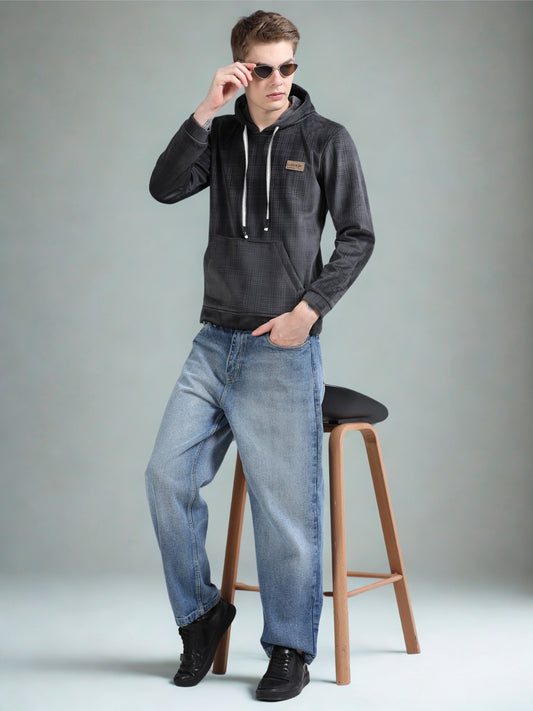 Charcoal Black Sanford Hoodie