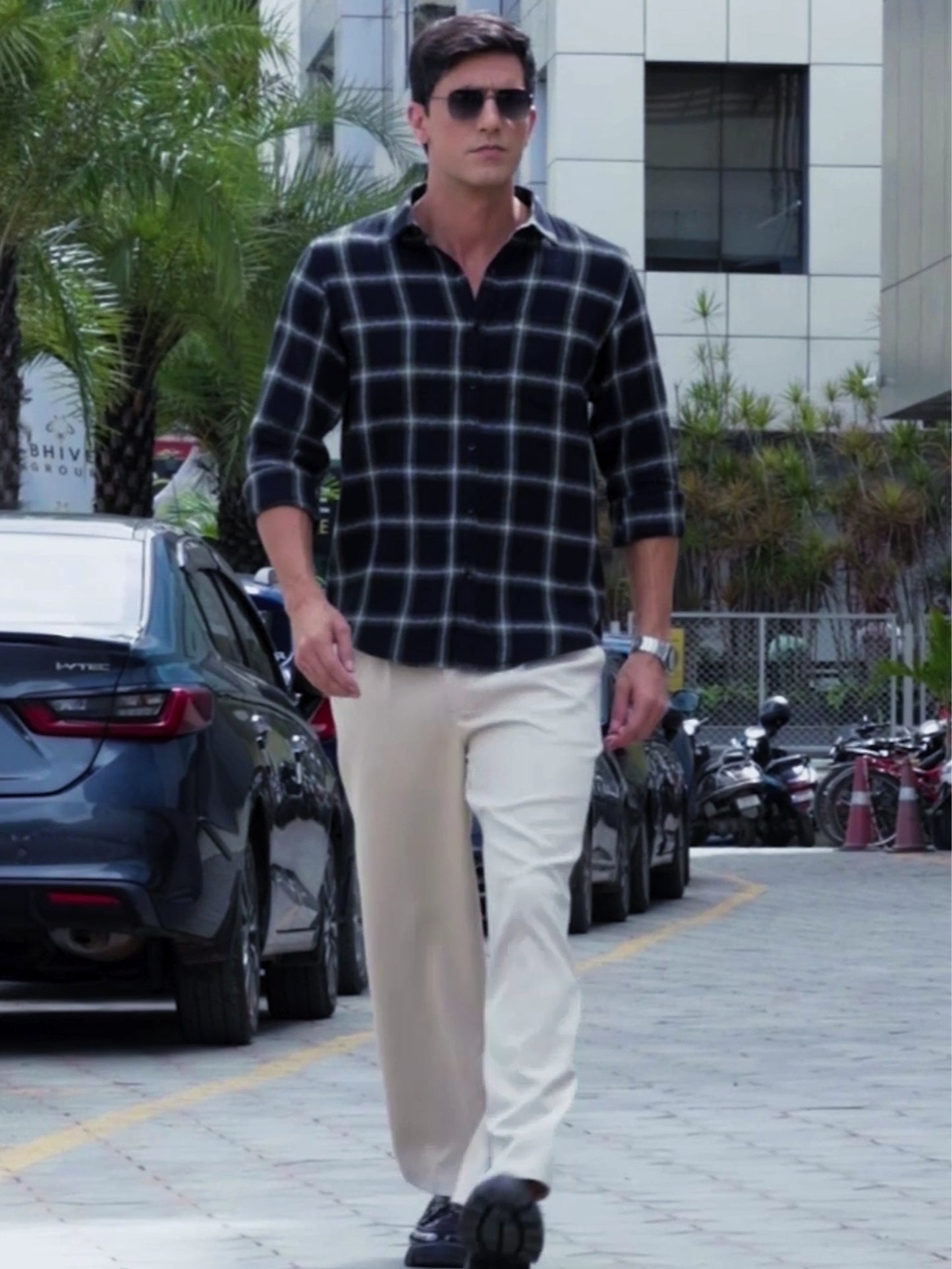 Black  Checkered Shirt