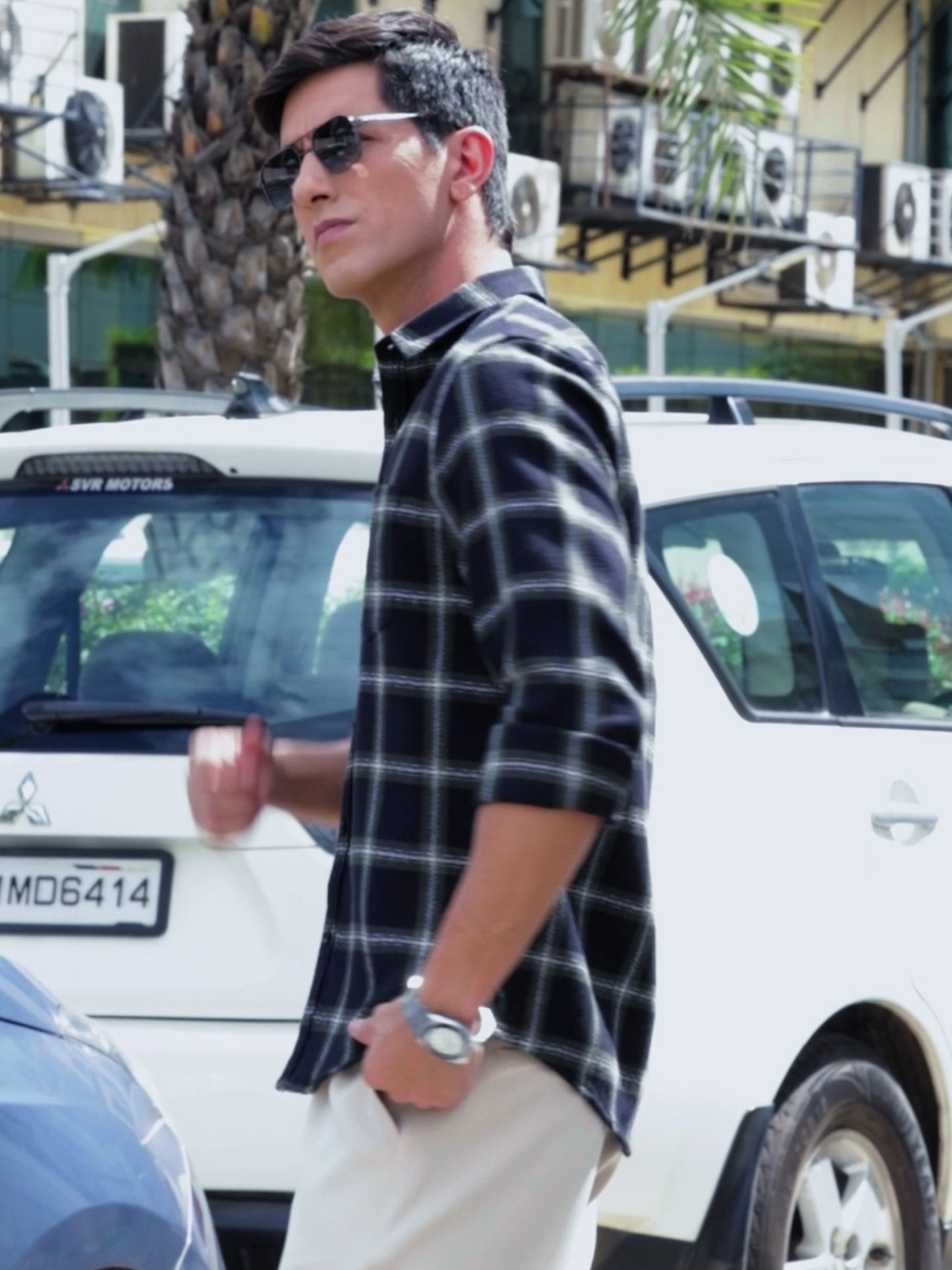 Black  Checkered Shirt