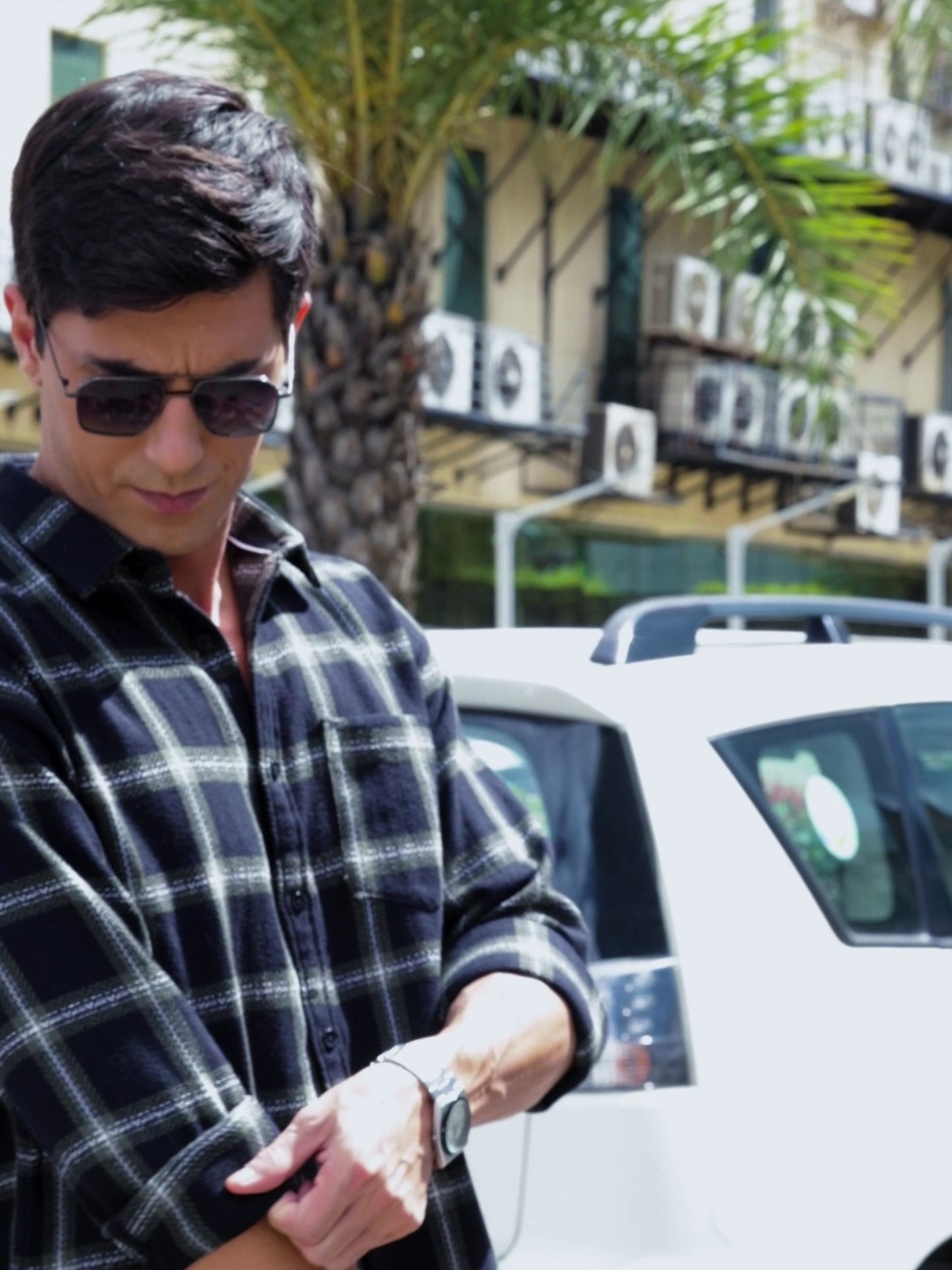 Black  Checkered Shirt