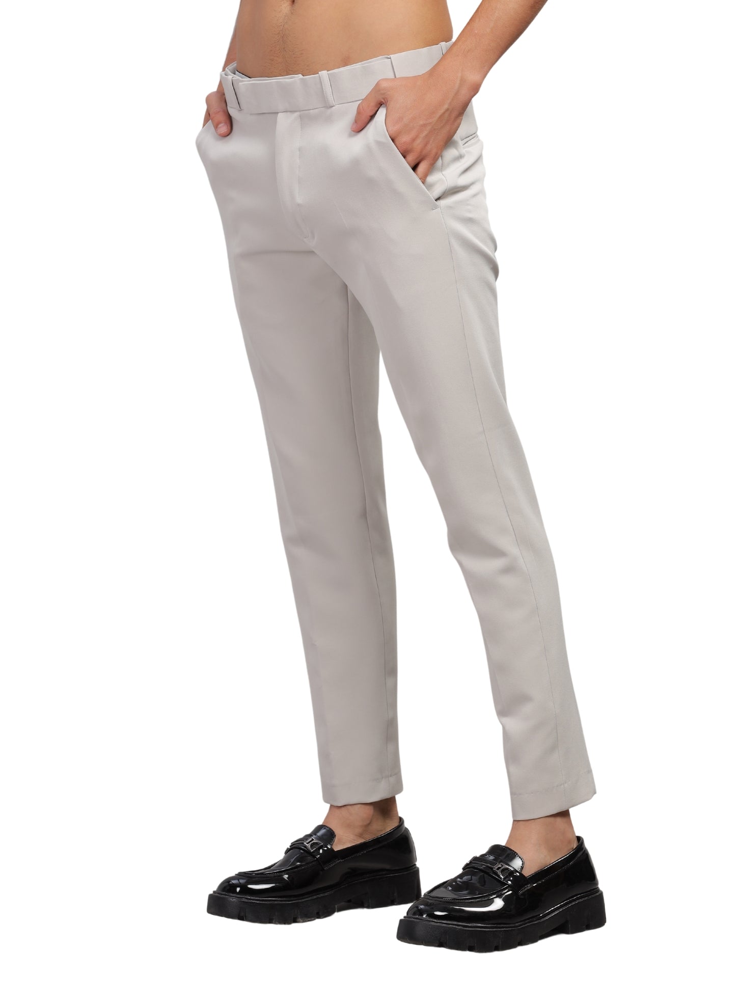 light beige  Flexi Waist Trouser