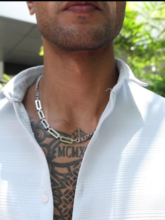White Imported Textured Shirts