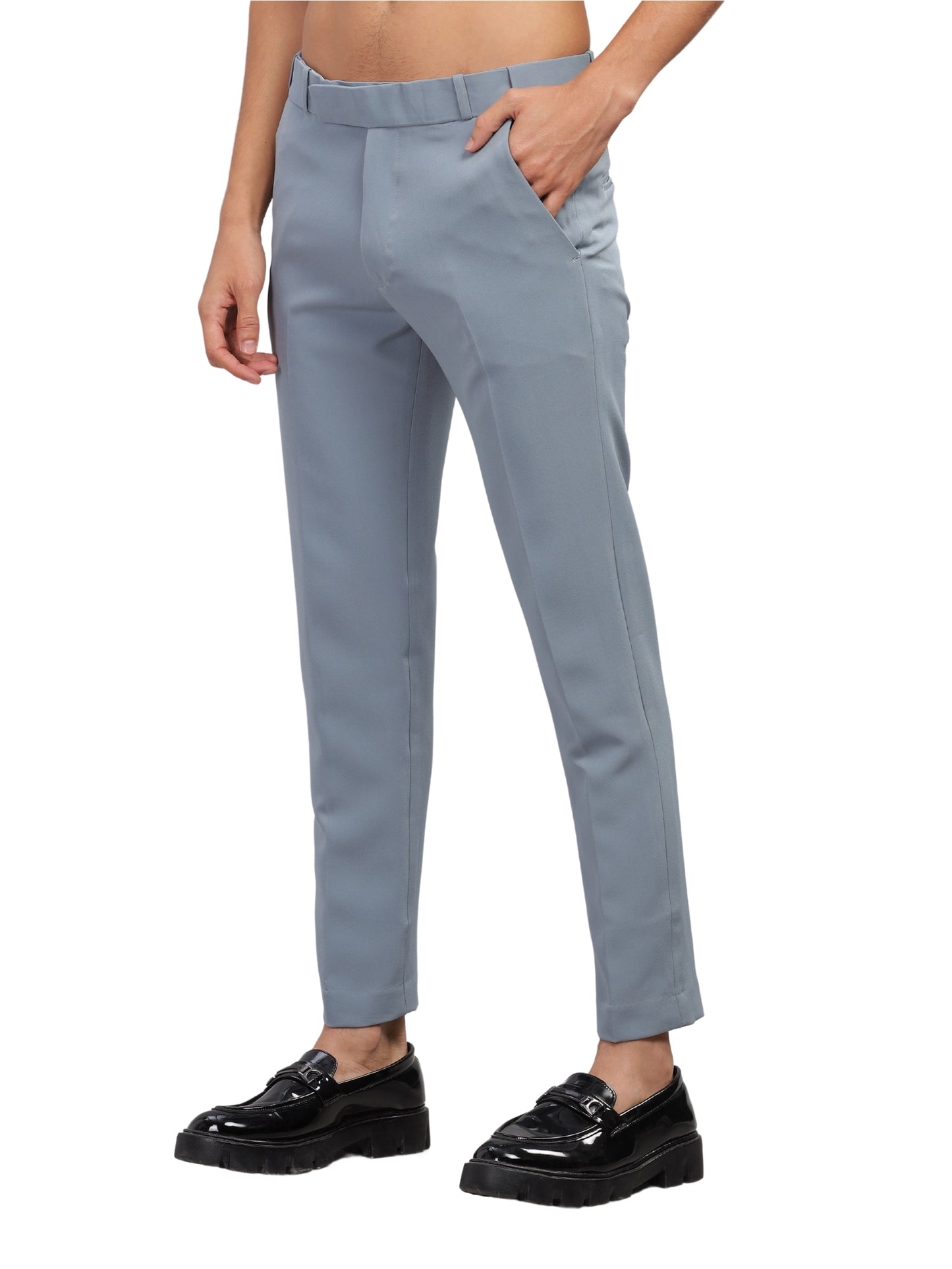 Cambray Blue Flexi Waist Trouser