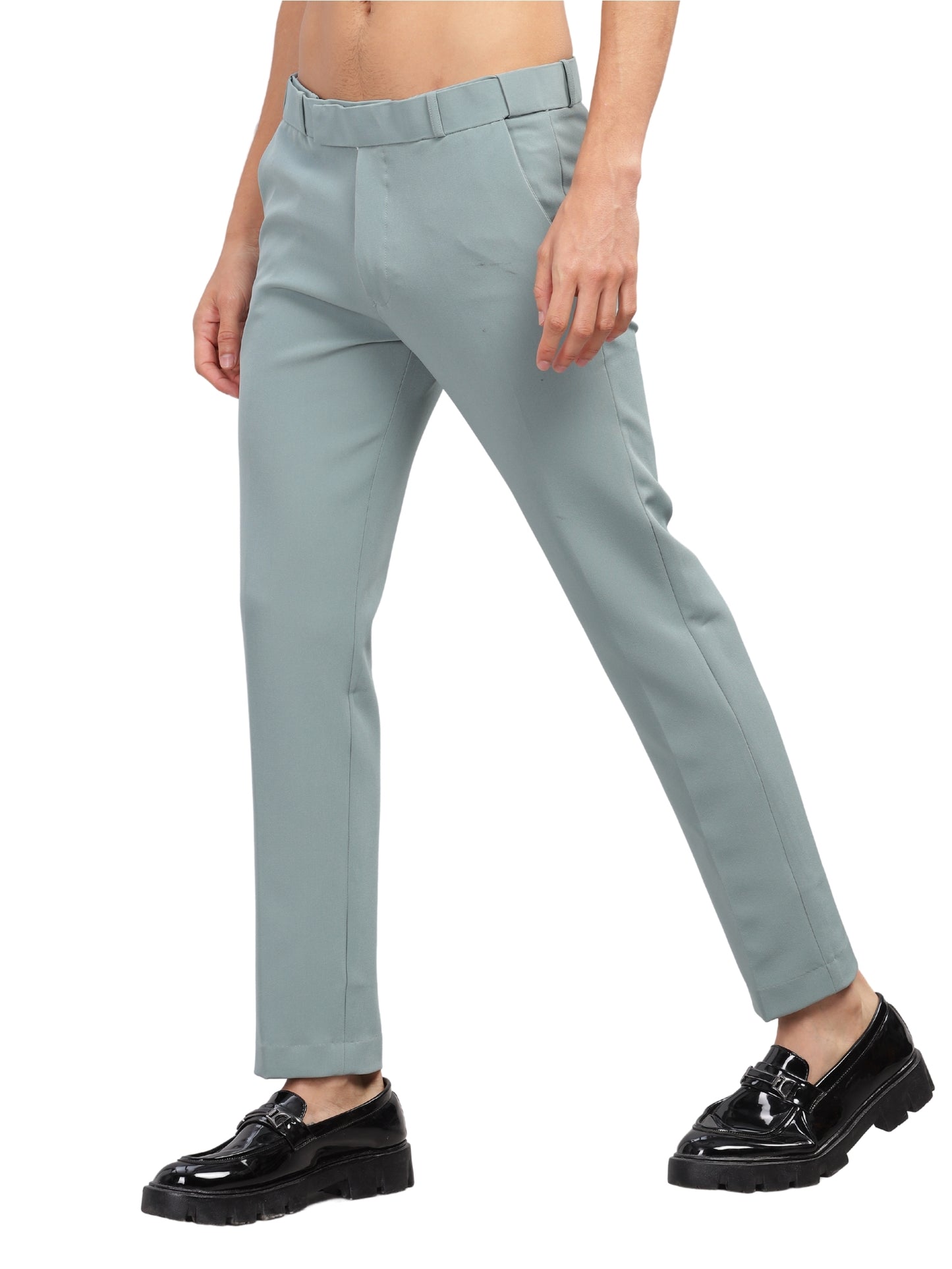 Smoke Flexi Waist Trouser
