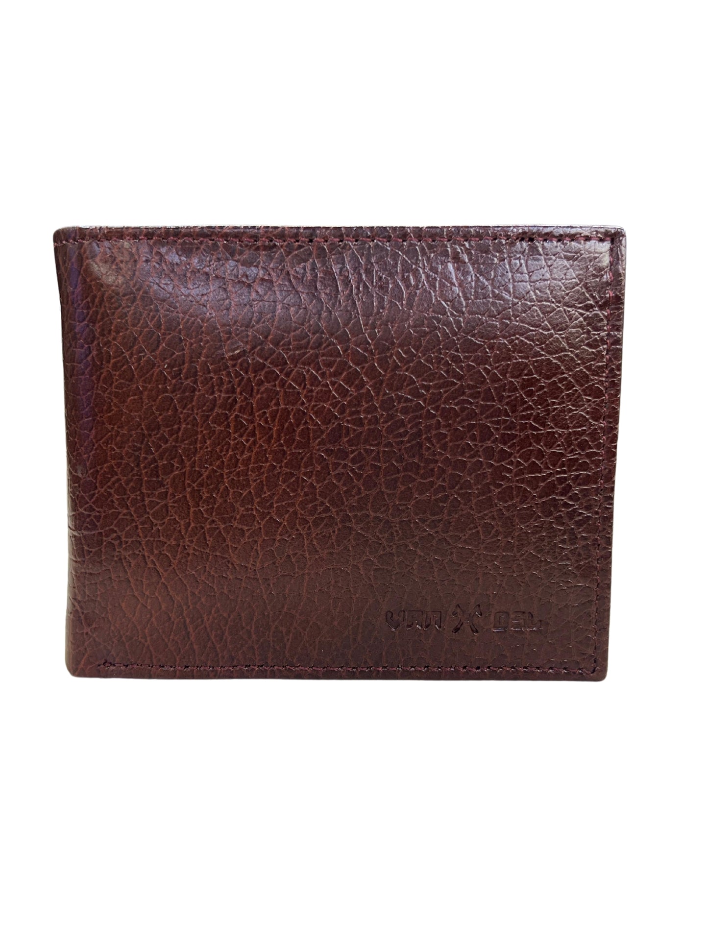 Dark Brown Classic Textured Wallet