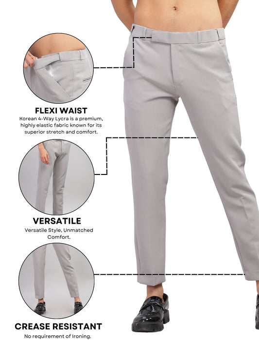 Pearl beige Flexi Waist Trouser
