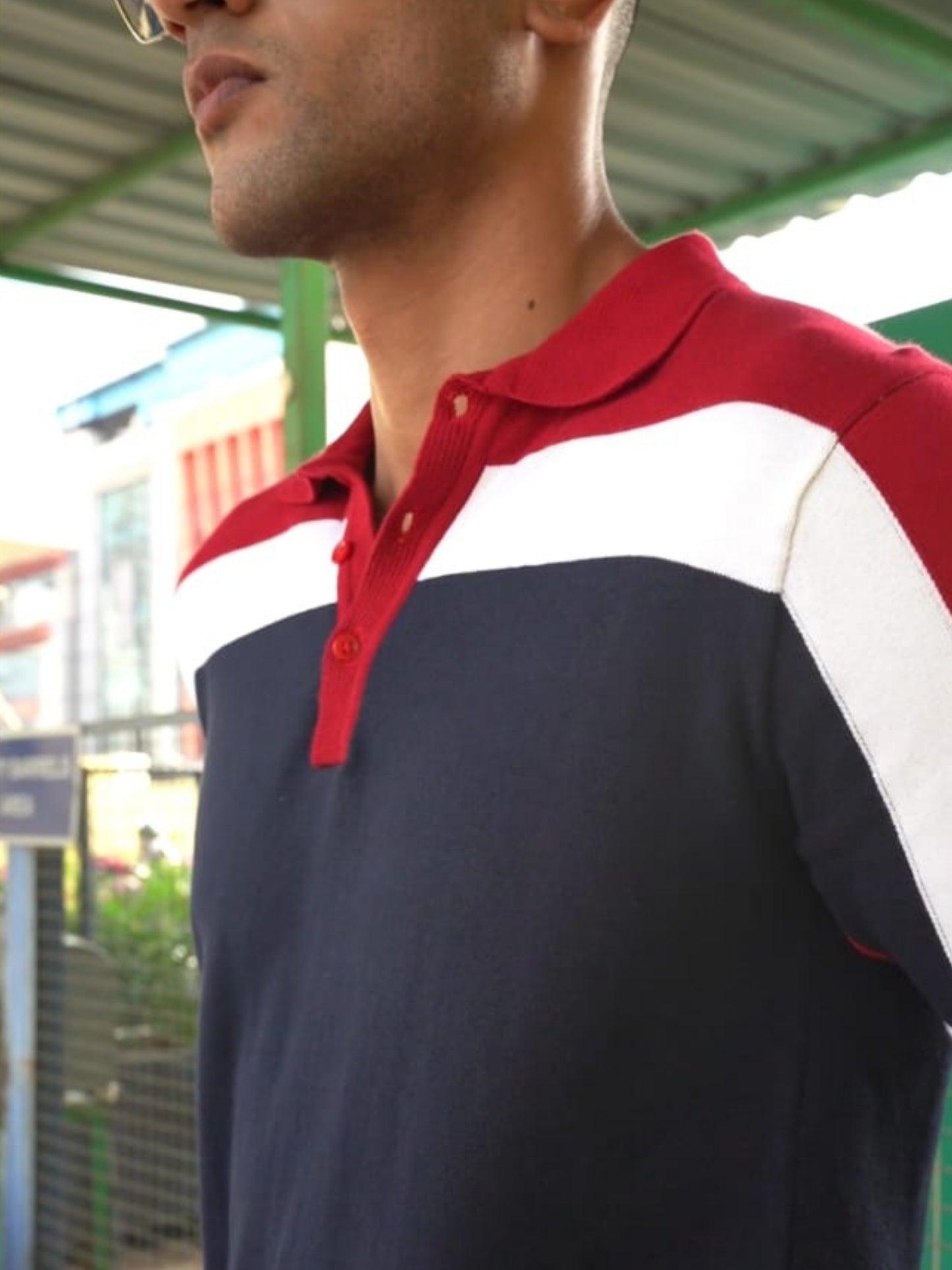 Classic Polo Tee - Tricolor