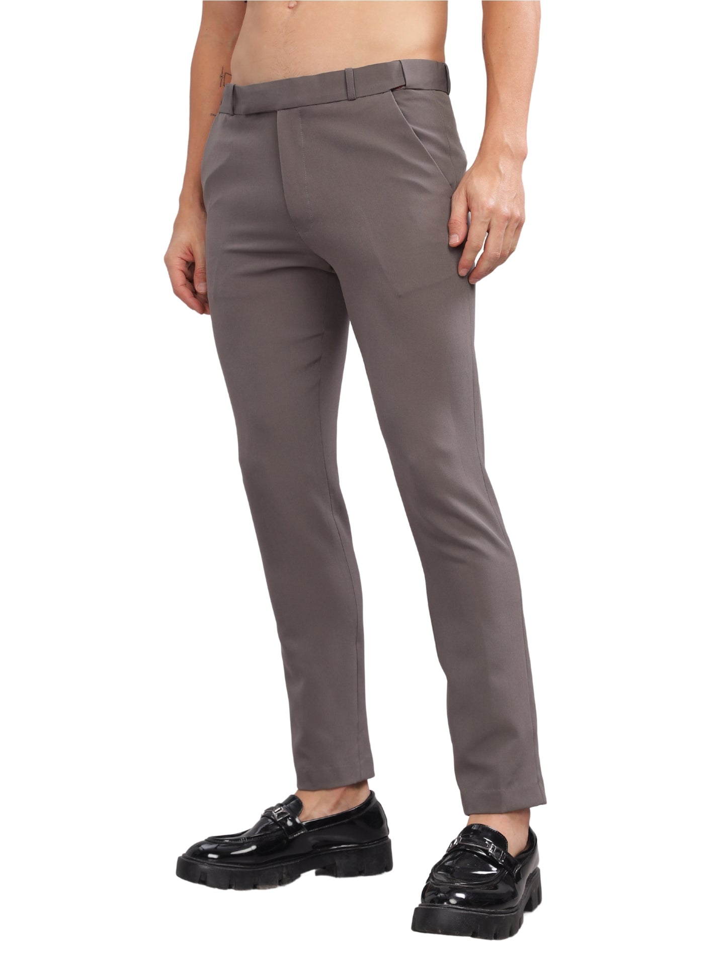 Stone Flexi Waist Trouser