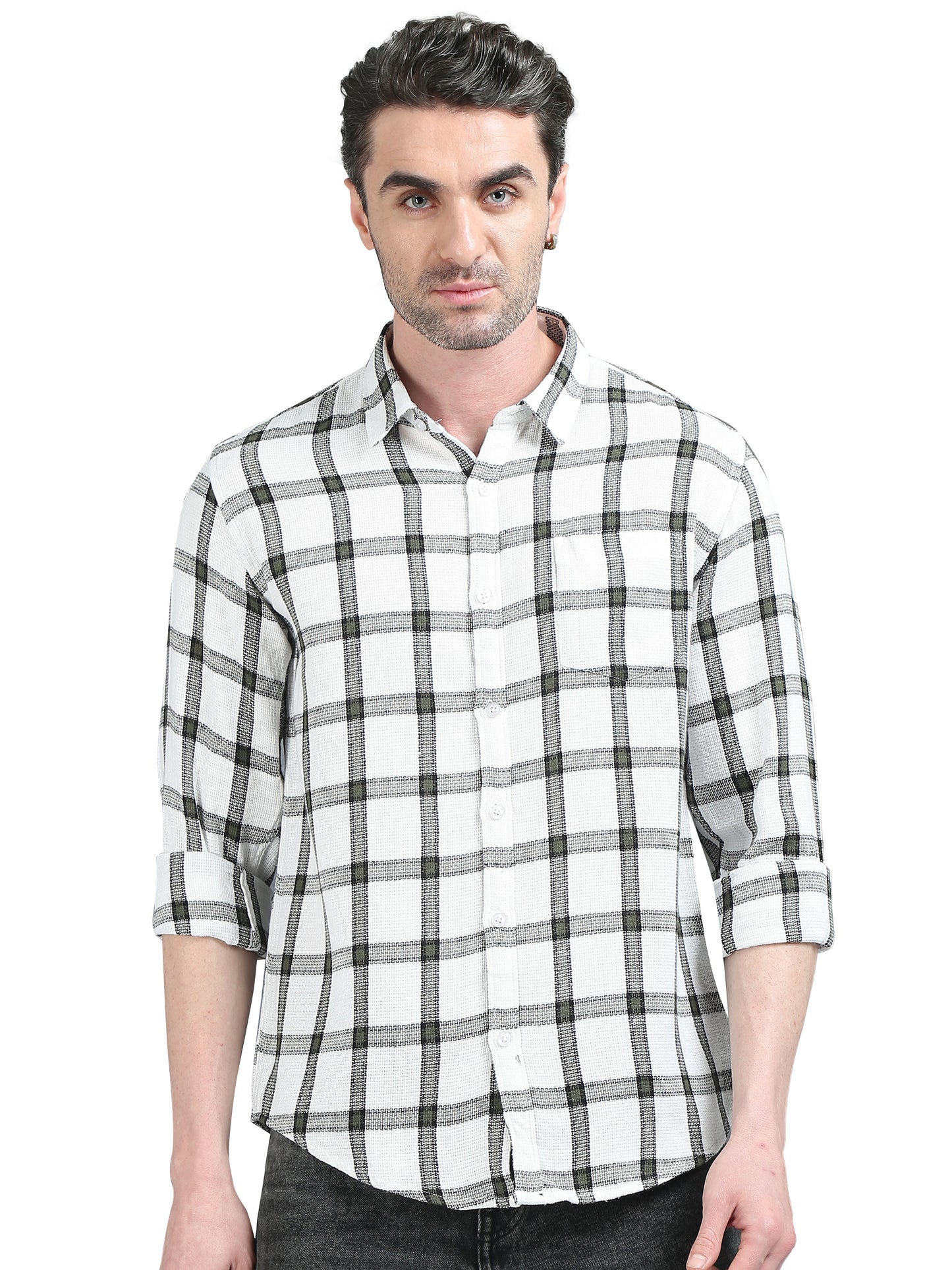 Black Checks Shirt