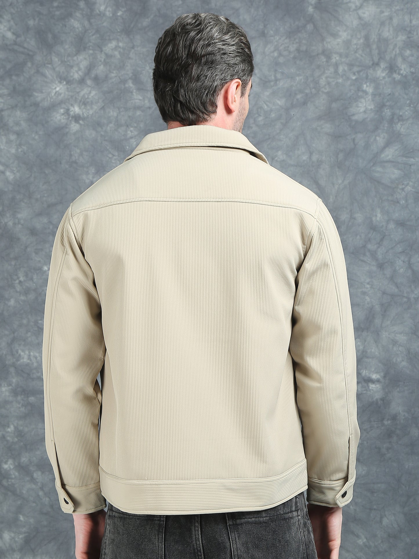 Beige Double Pocket Imported Shackets