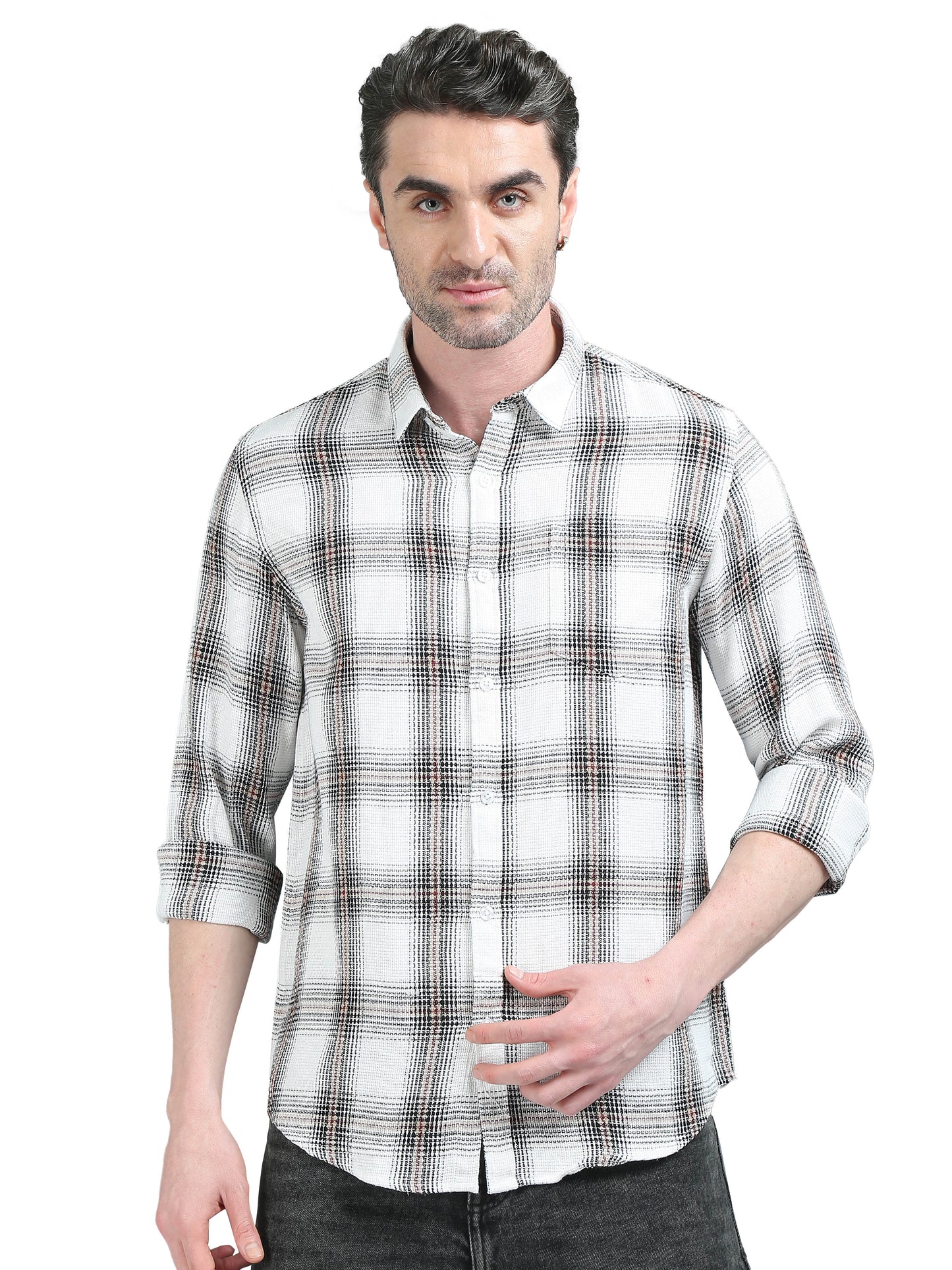 Grey Checks Shirt