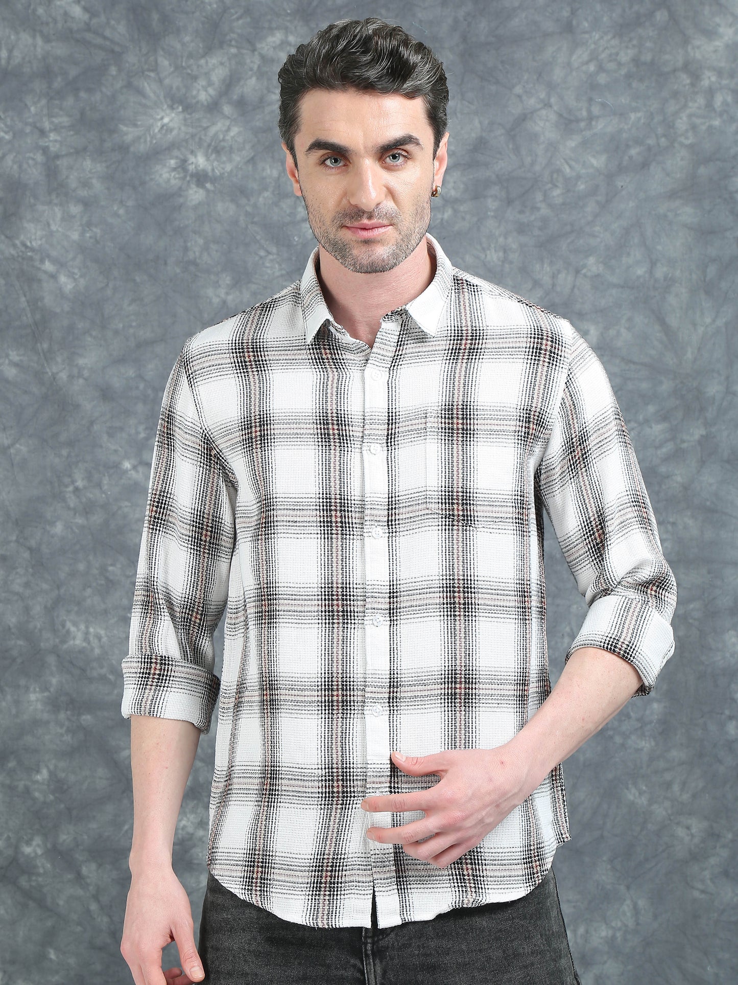 Grey Checks Shirt