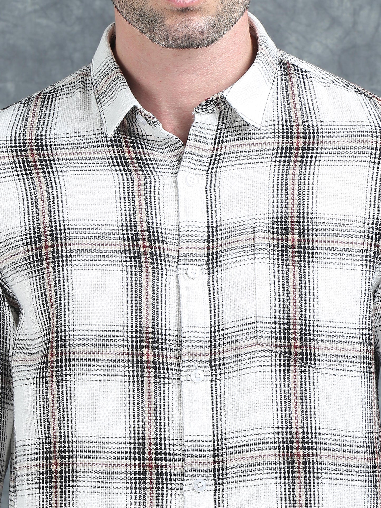 Grey Checks Shirt