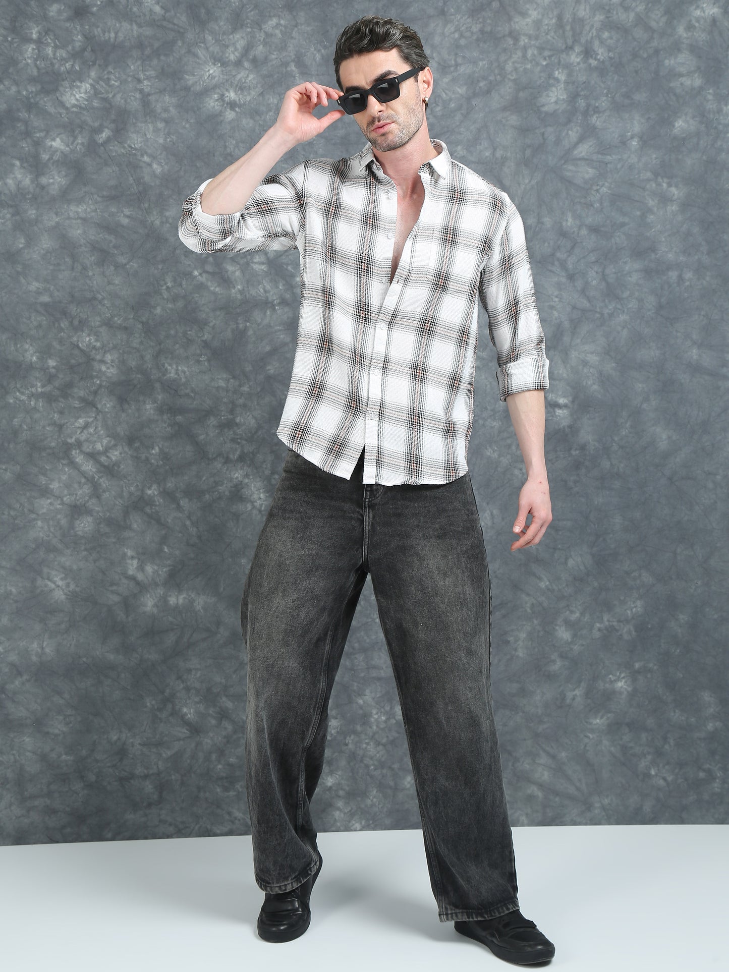 Grey Checks Shirt