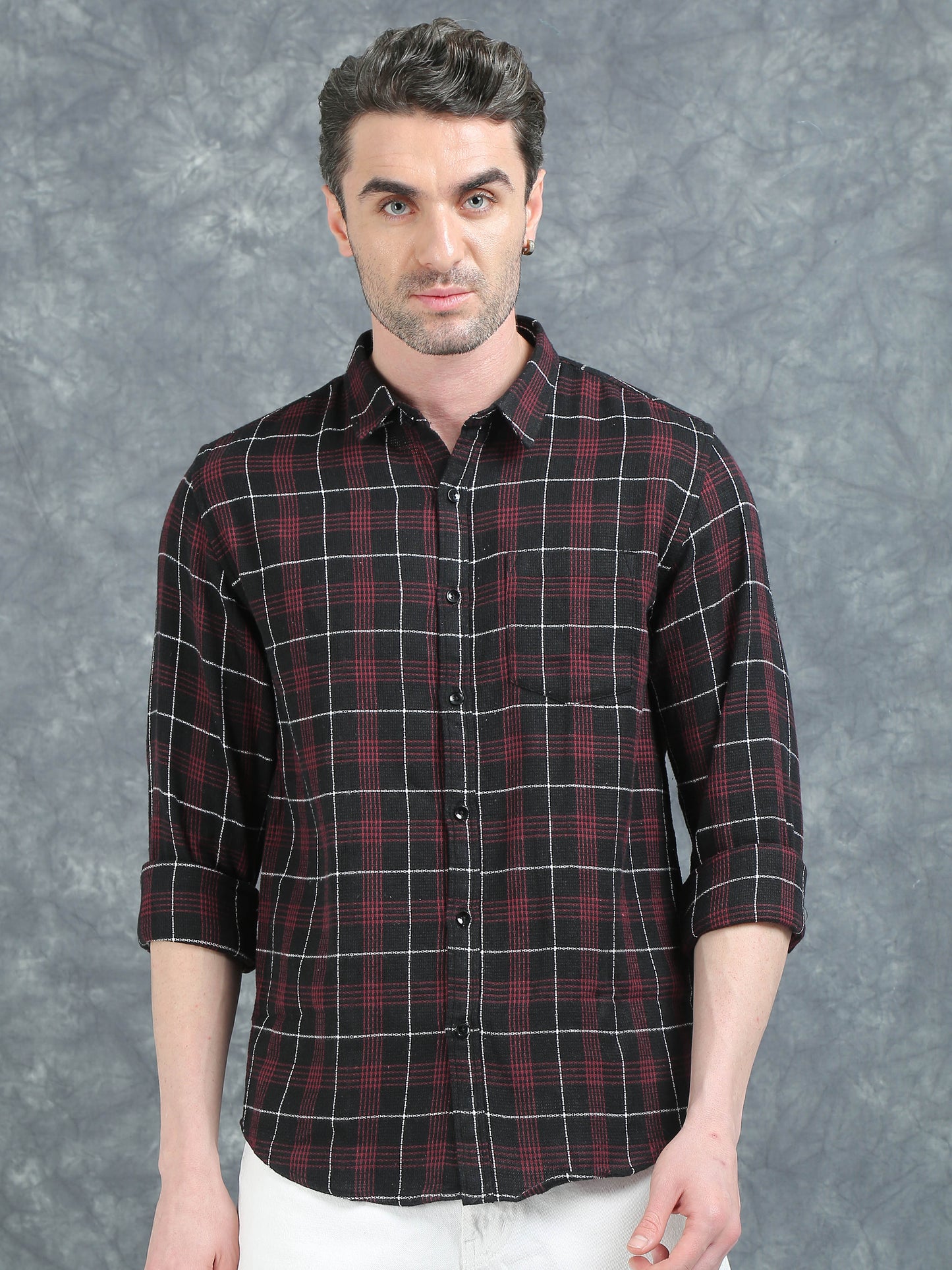 Red and Black Checks Shirt