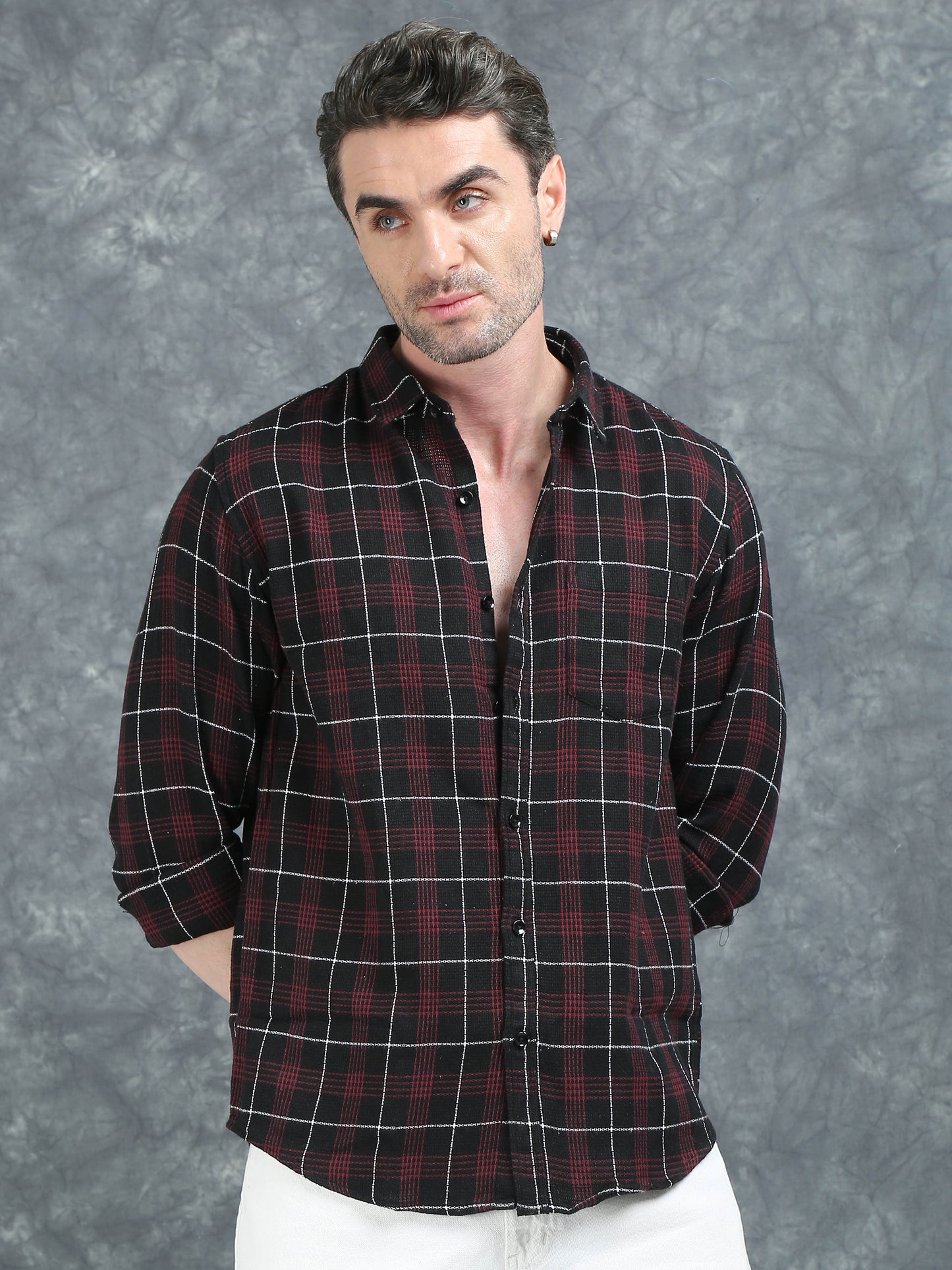 Red and Black Checks Shirt