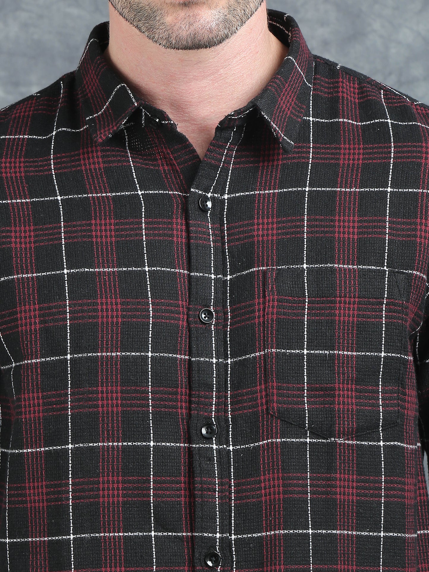 Red and Black Checks Shirt