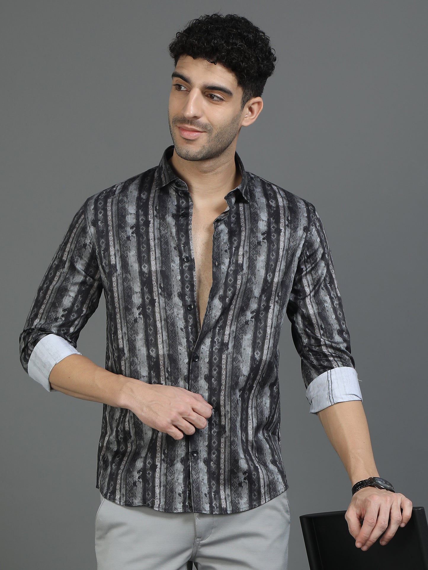 Black Pattern Play Shirt