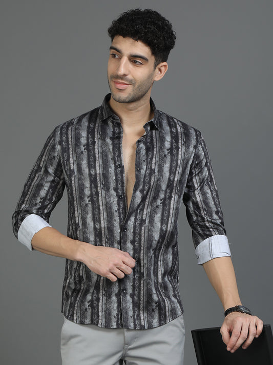 Black Pattern Play Shirt