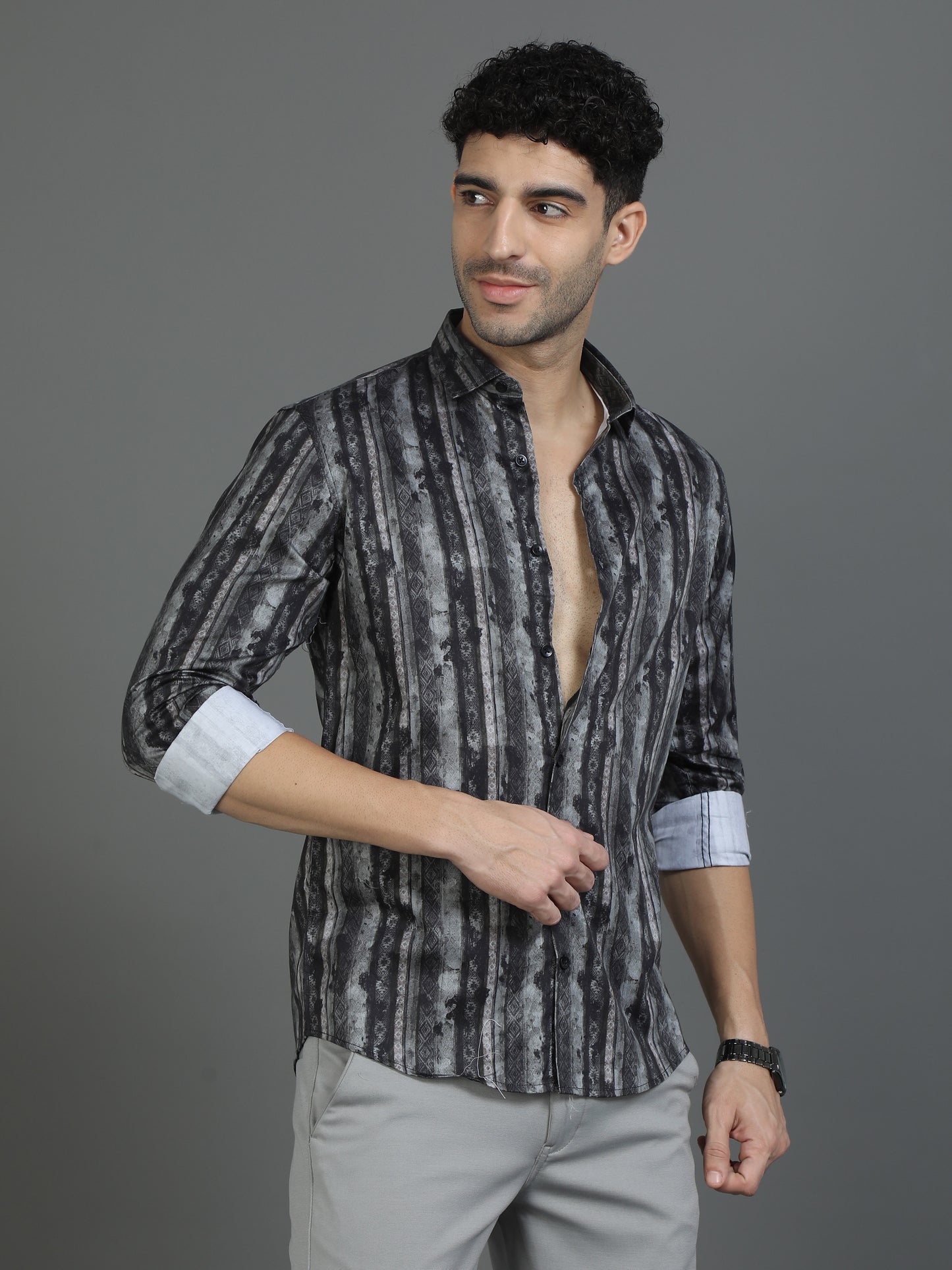 Black Pattern Play Shirt