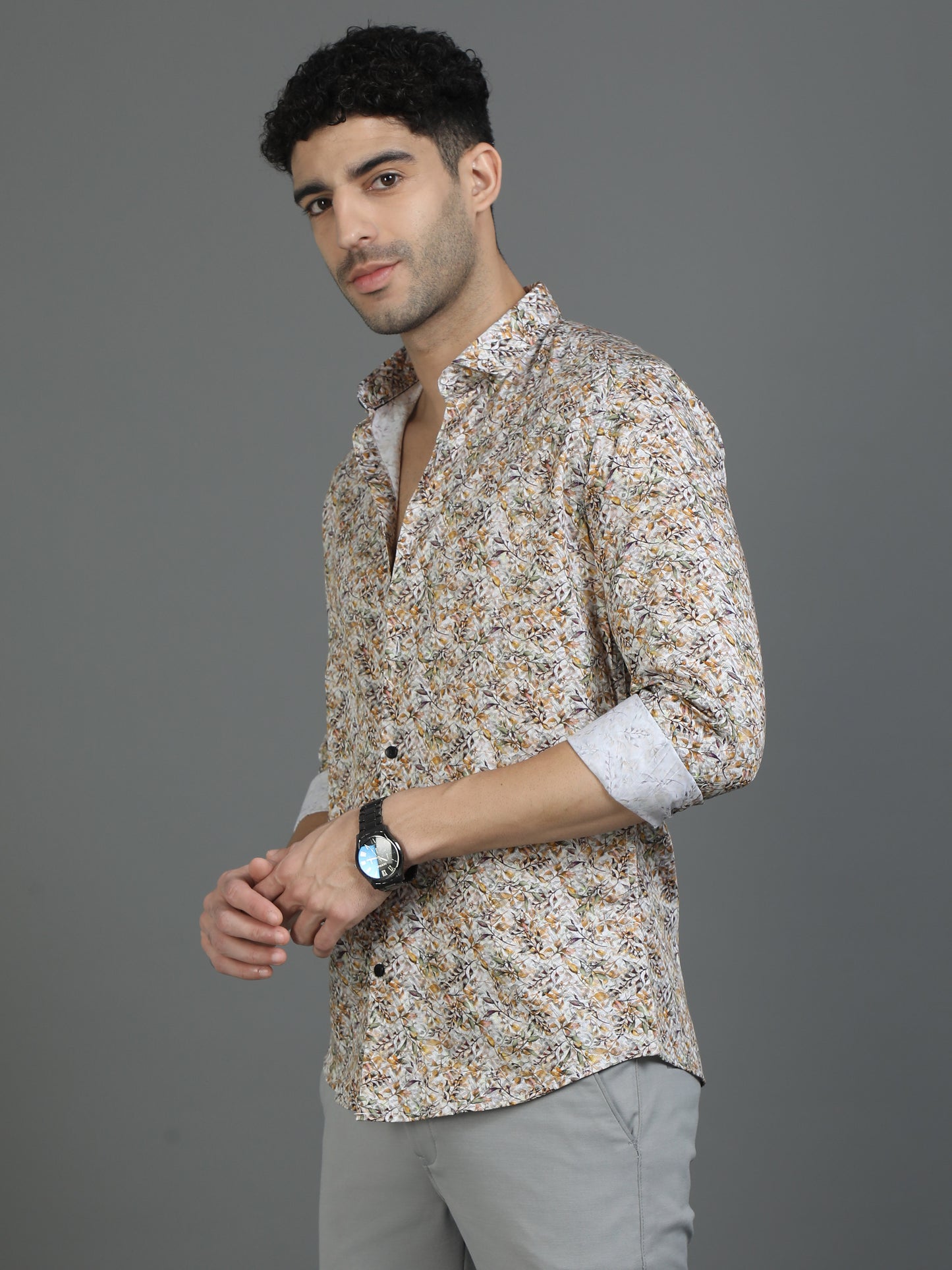 Beige Abstract Allure Shirt